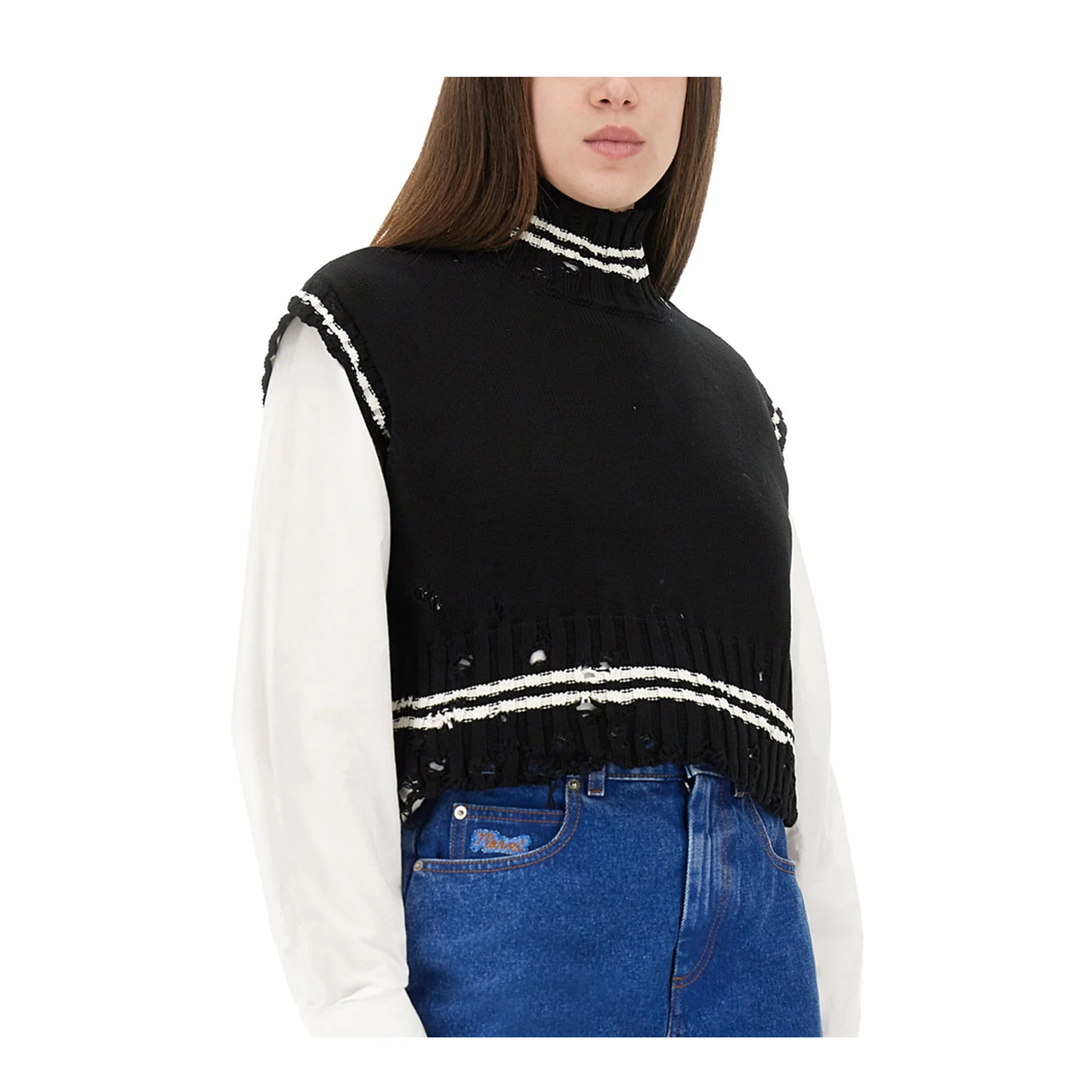 Short Cotton Vest - Image 4