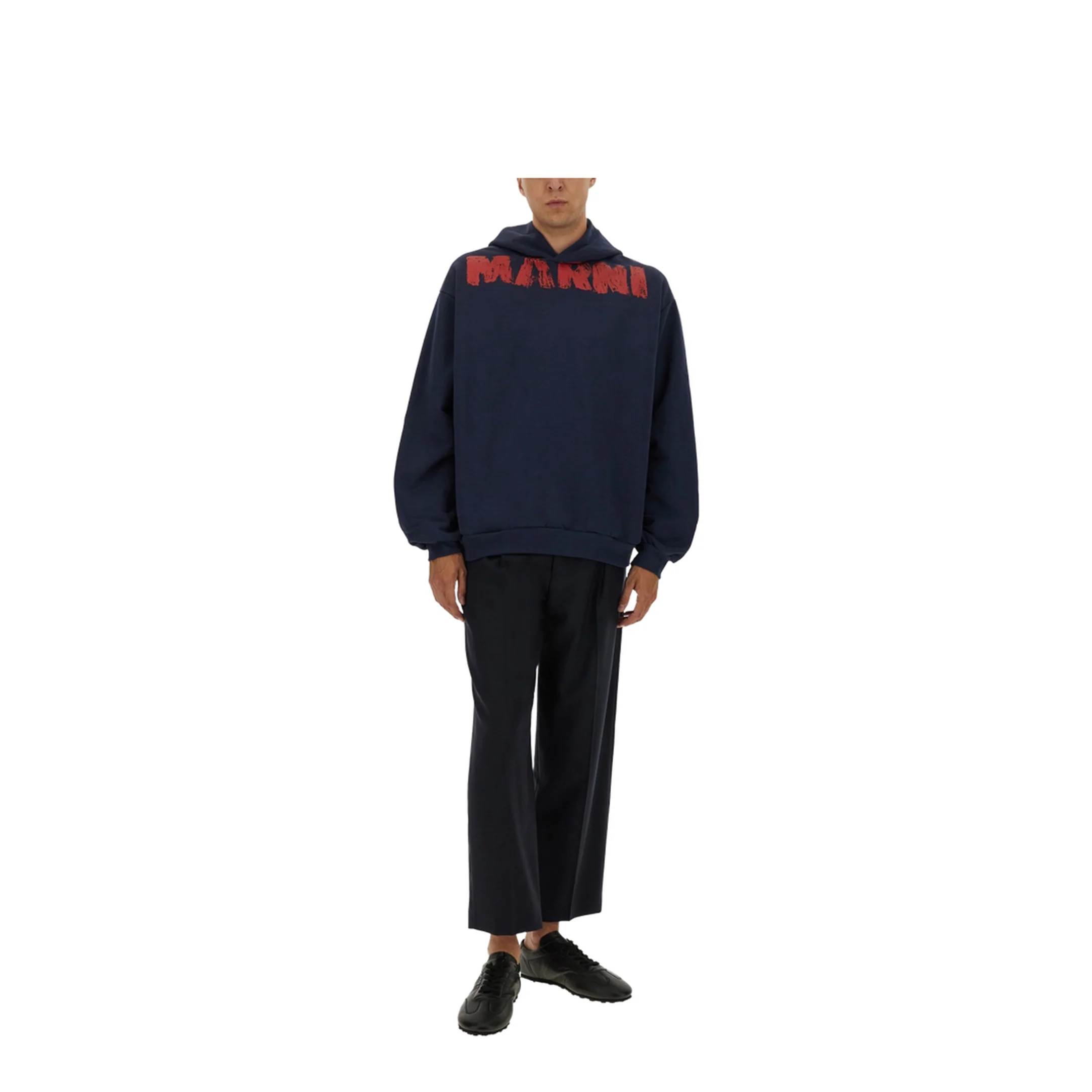 Sweatshirt with Maxi Logo Print - Image 2