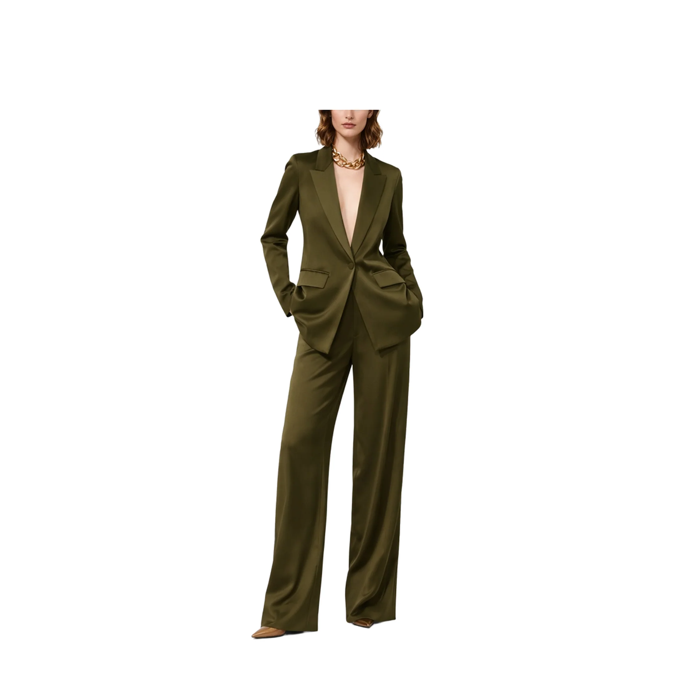 Blazer in Envers Satin - Image 2