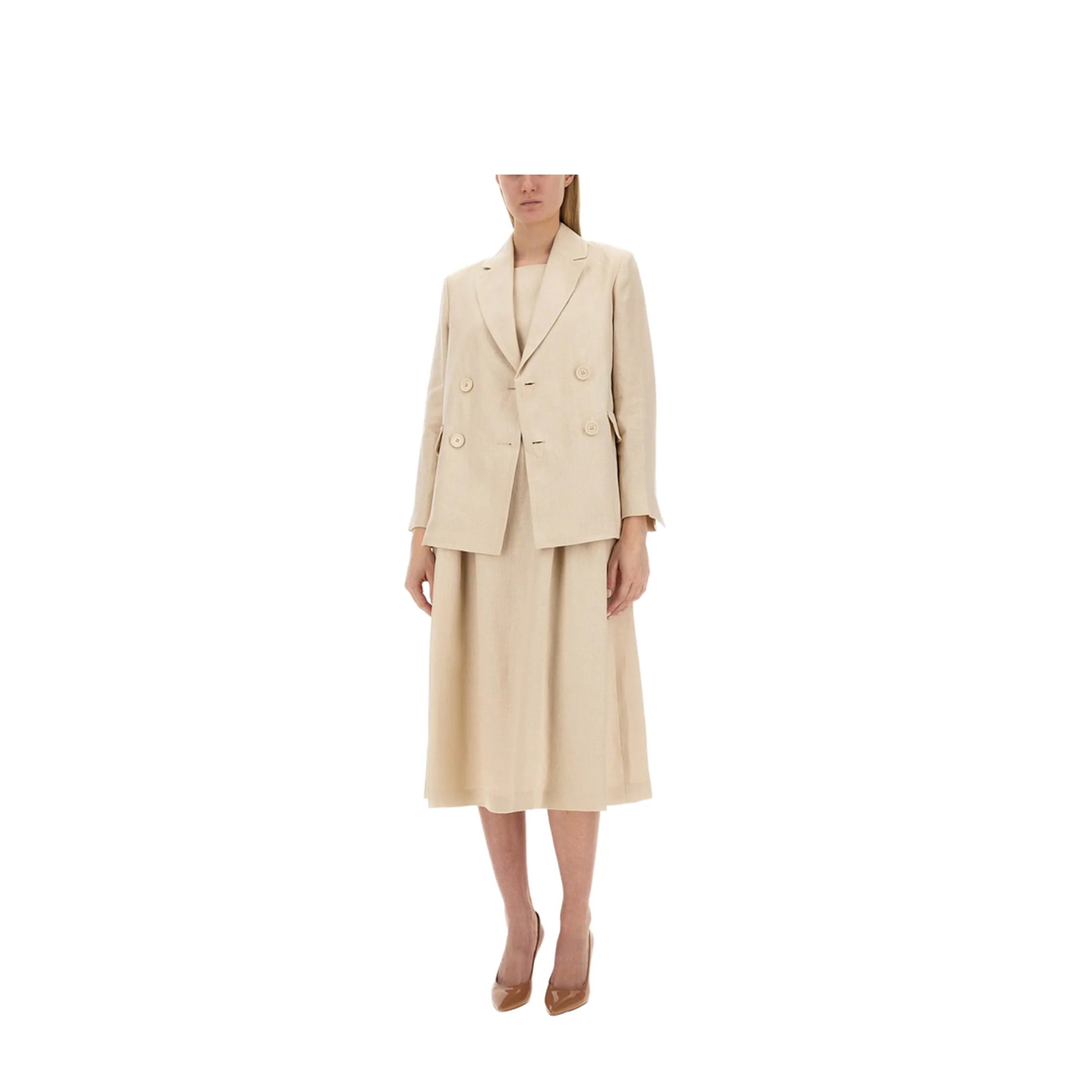 Oversized Fit Light Brown Jacket - Image 2