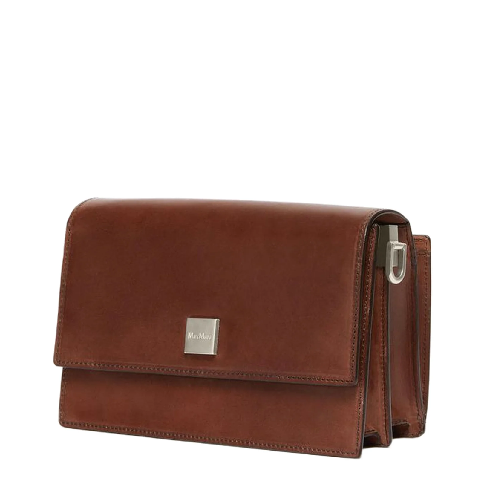 Biancaroughs Small Leather Crossbody Bag Brown - Image 2