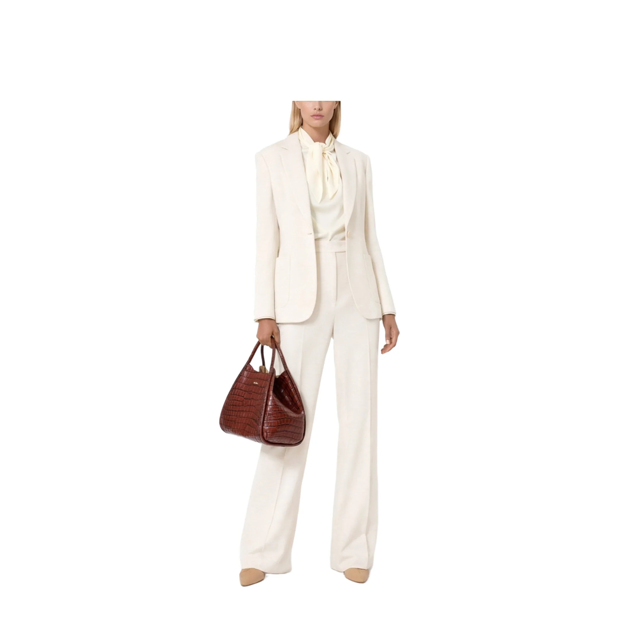Silk Charmeuse Blouse - Image 2