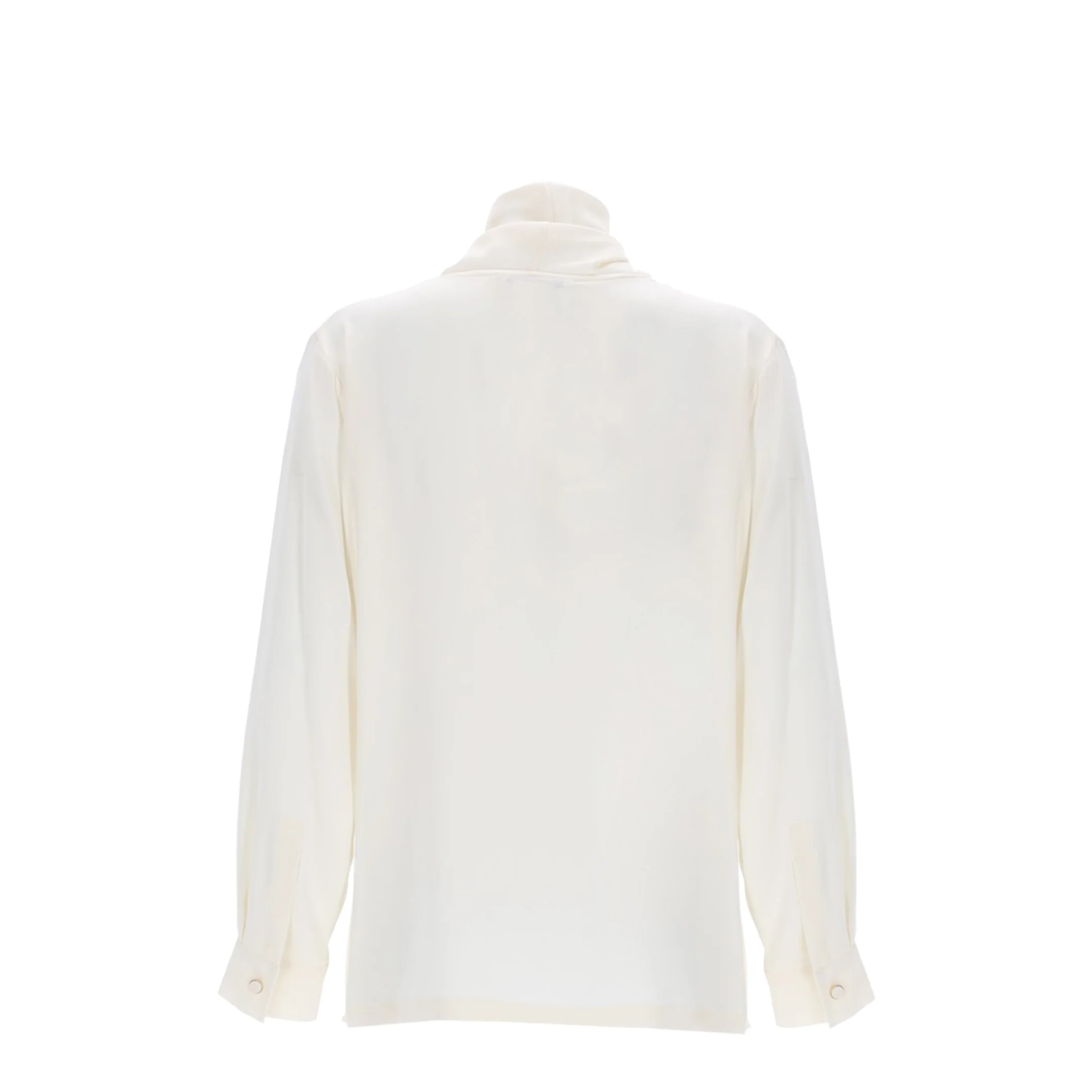 Silk Charmeuse Blouse - Image 3
