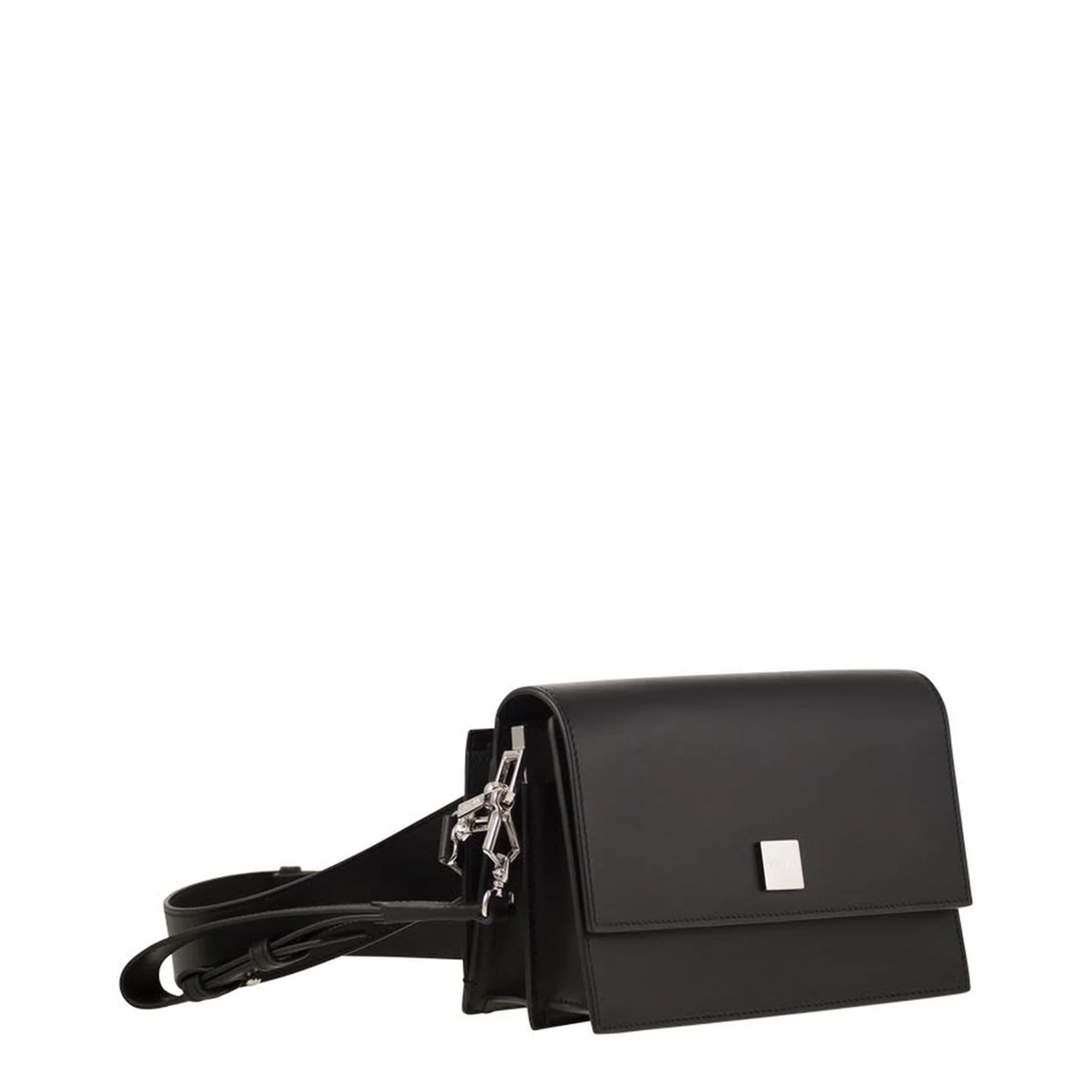 Biancaroughs Small Leather Crossbody Bag Black - Image 4