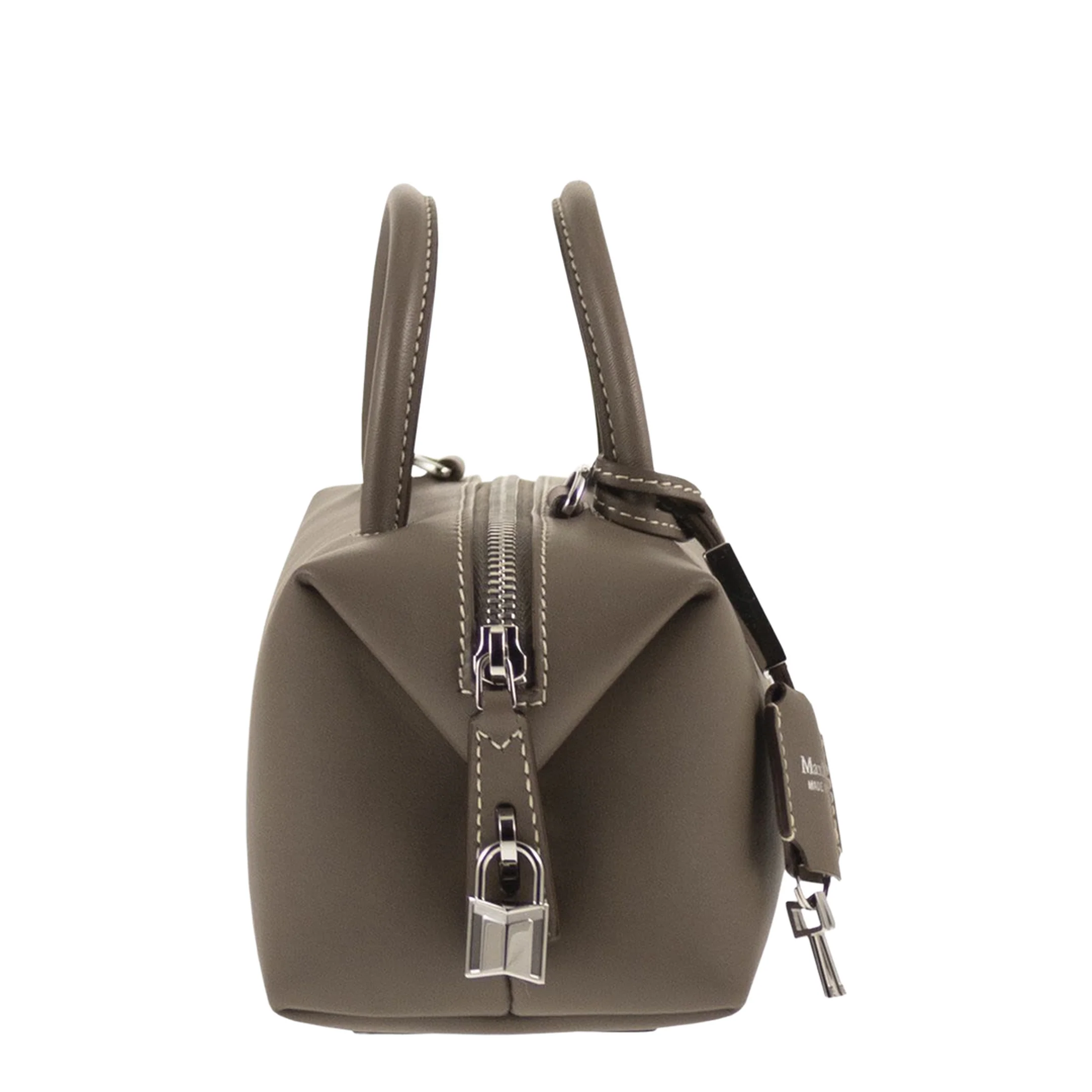 Holdalls Leather Handbag - Brown - Image 3