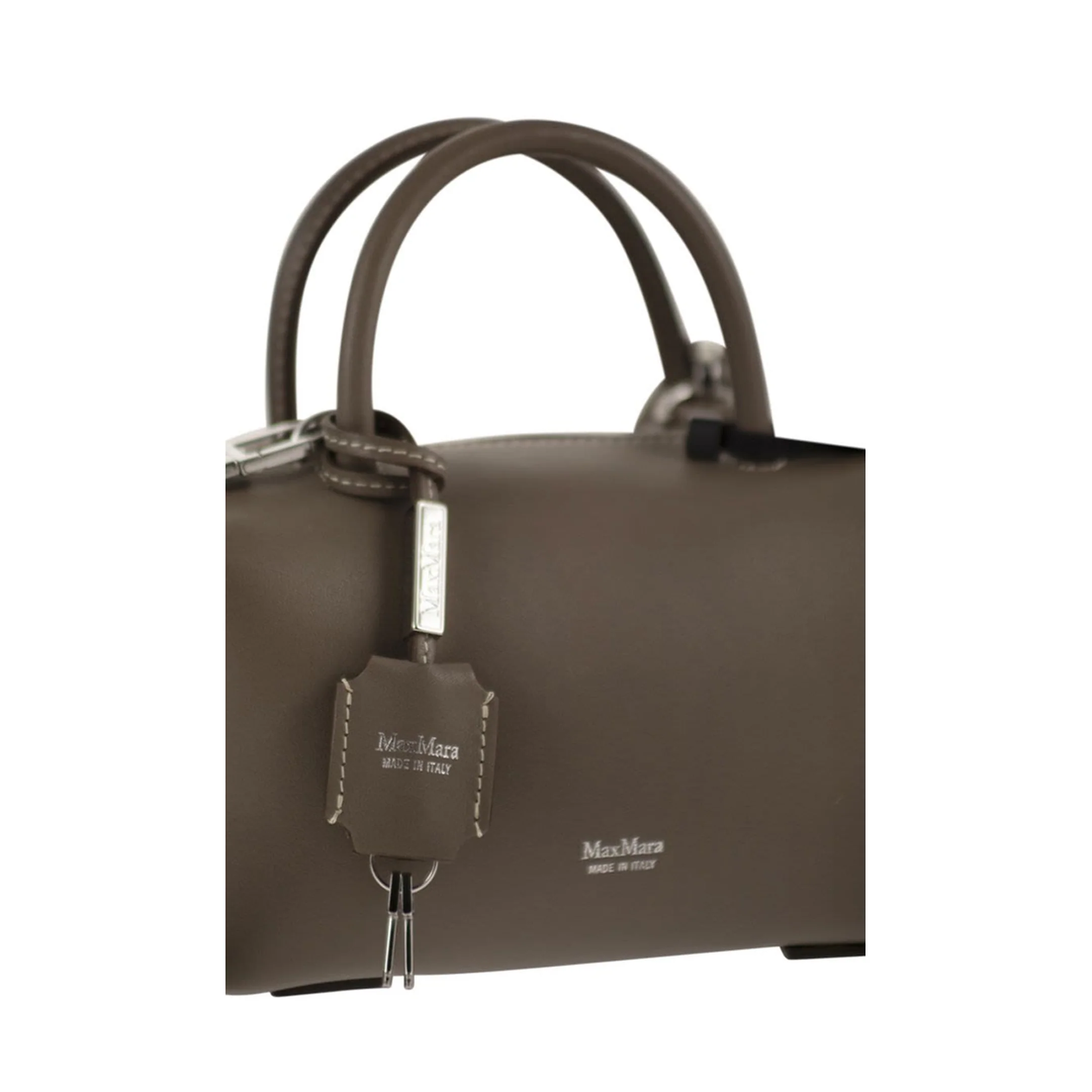 Holdalls Leather Handbag - Brown - Image 5