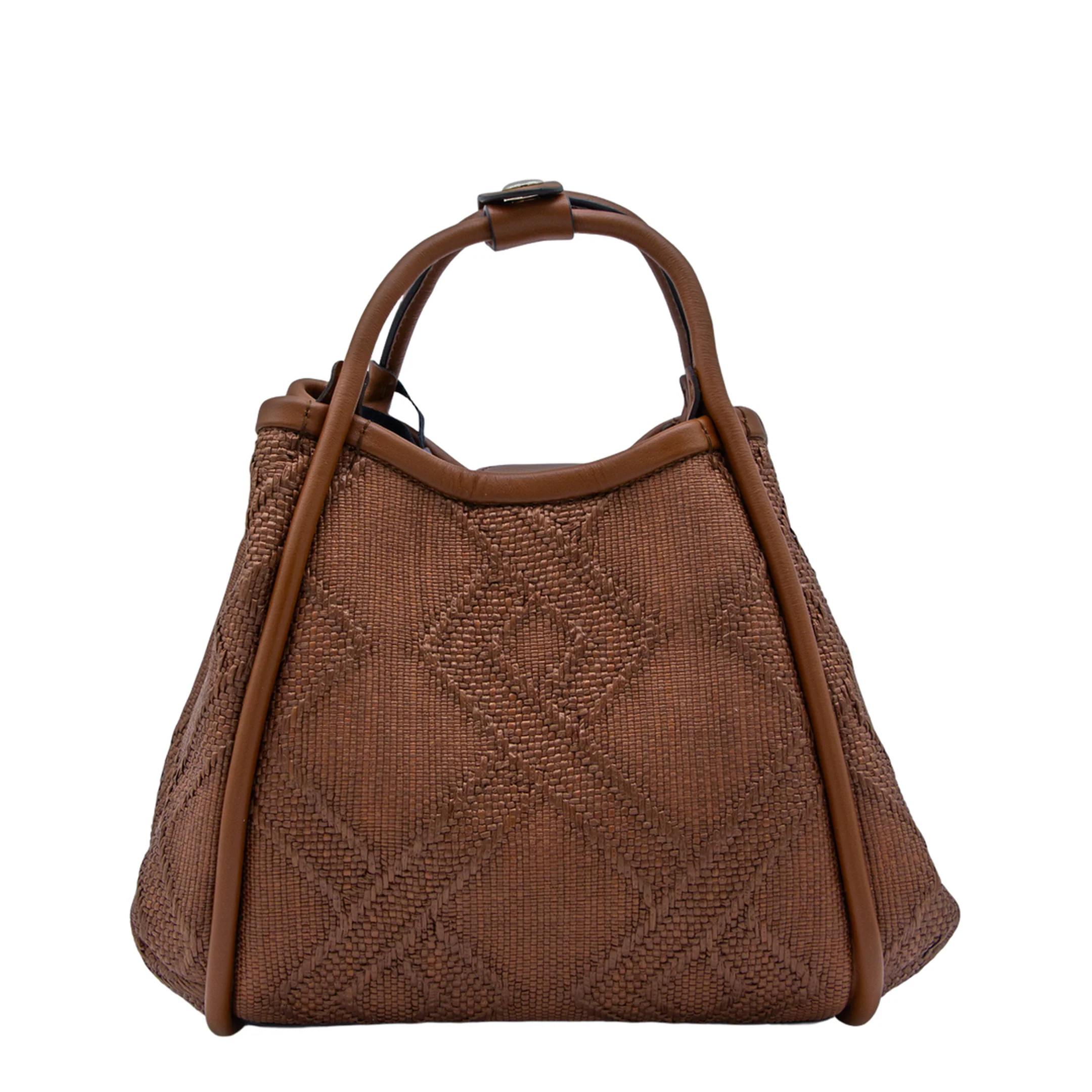 Marin Small Leather Handbag - Brown - Image 2