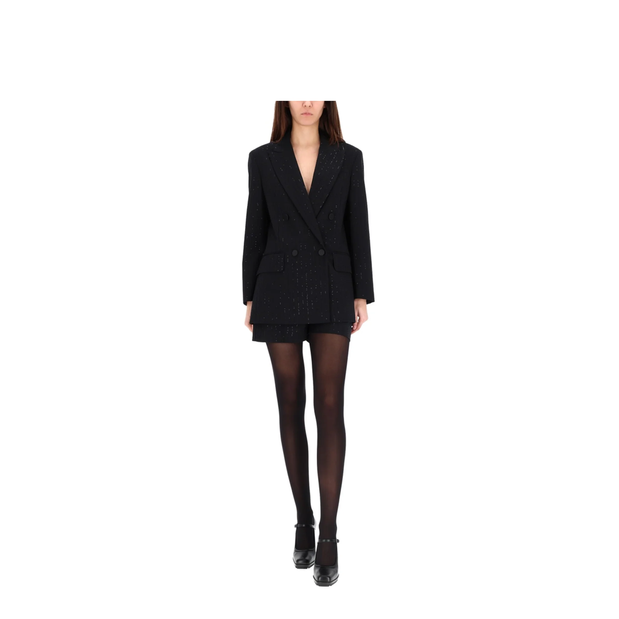 Wool Twill Jacket In Black - Image 2