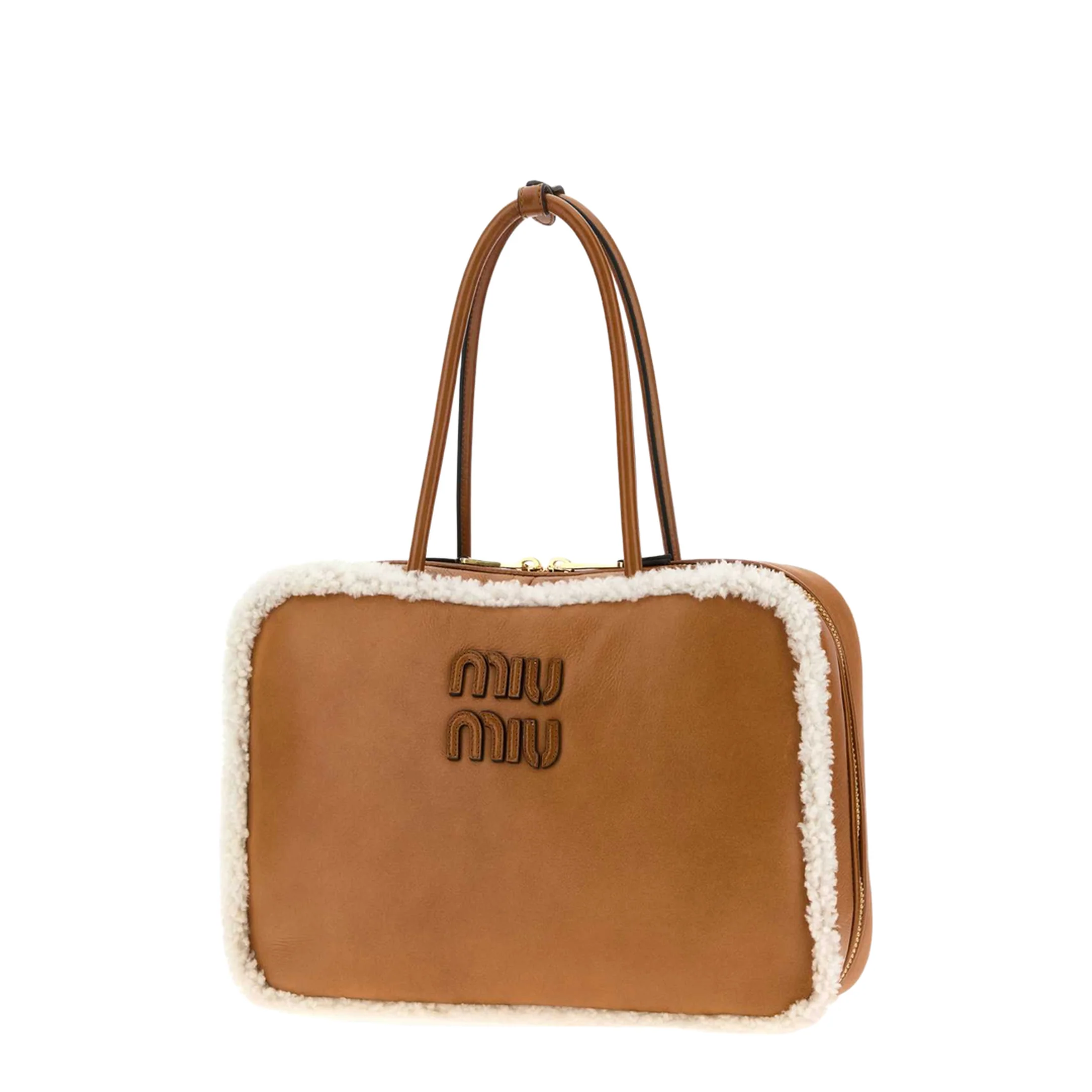 Camel Leather Beau Handbag - Image 2