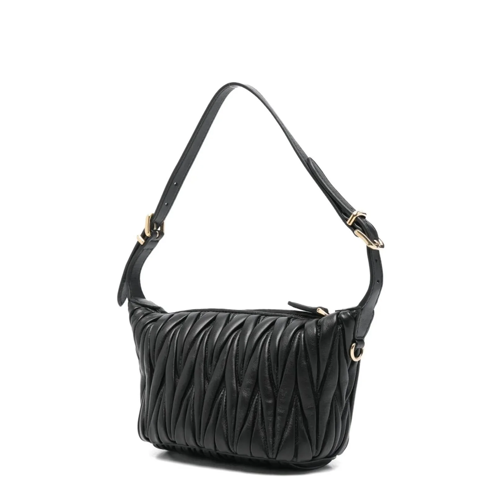 Matelassé Nappa Leather Pouch - Image 3