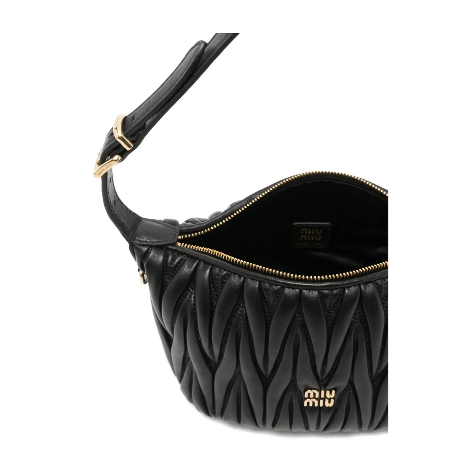 Matelassé Nappa Leather Pouch - Image 4