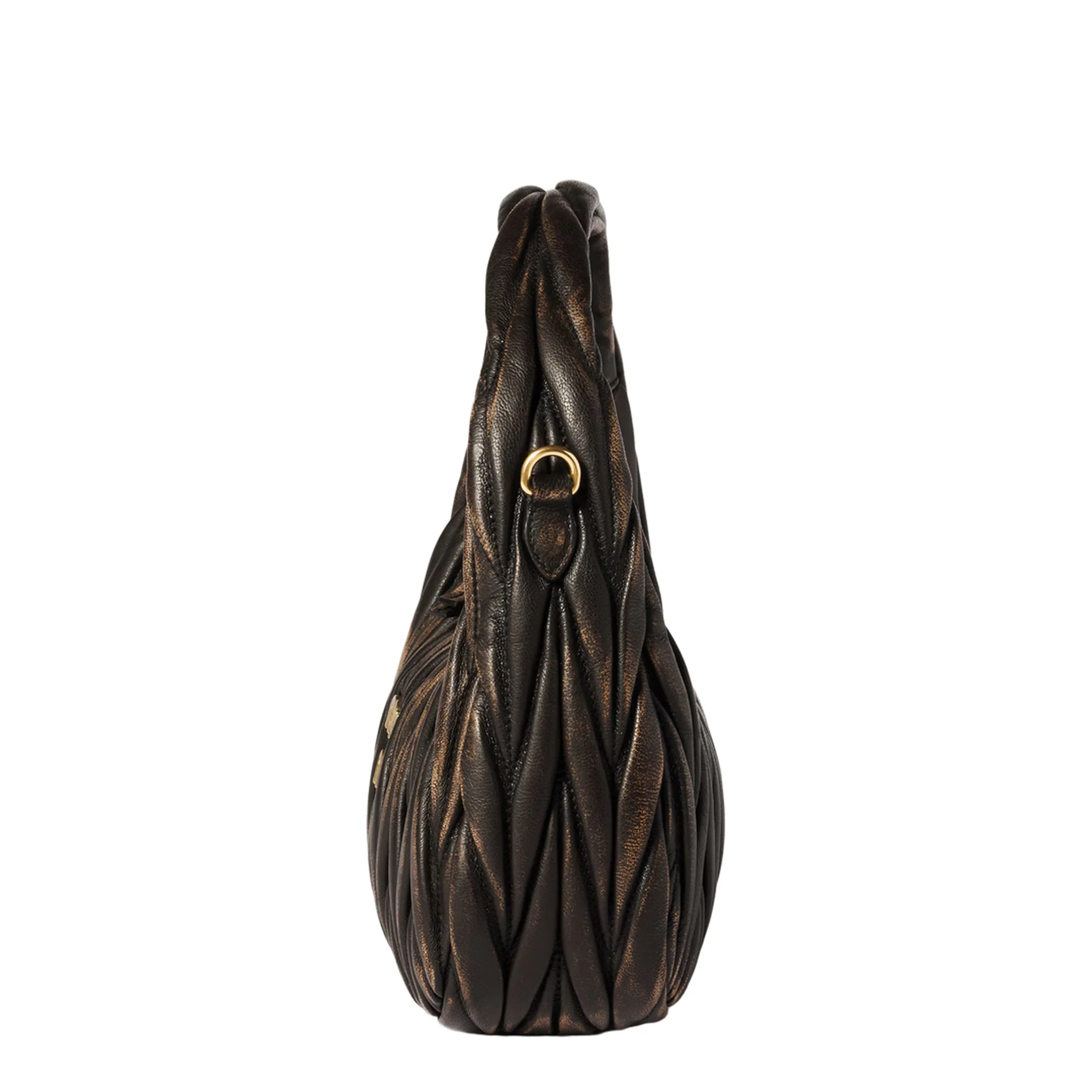 Wander Matelassé Small Leather Handbag - Black - Image 4