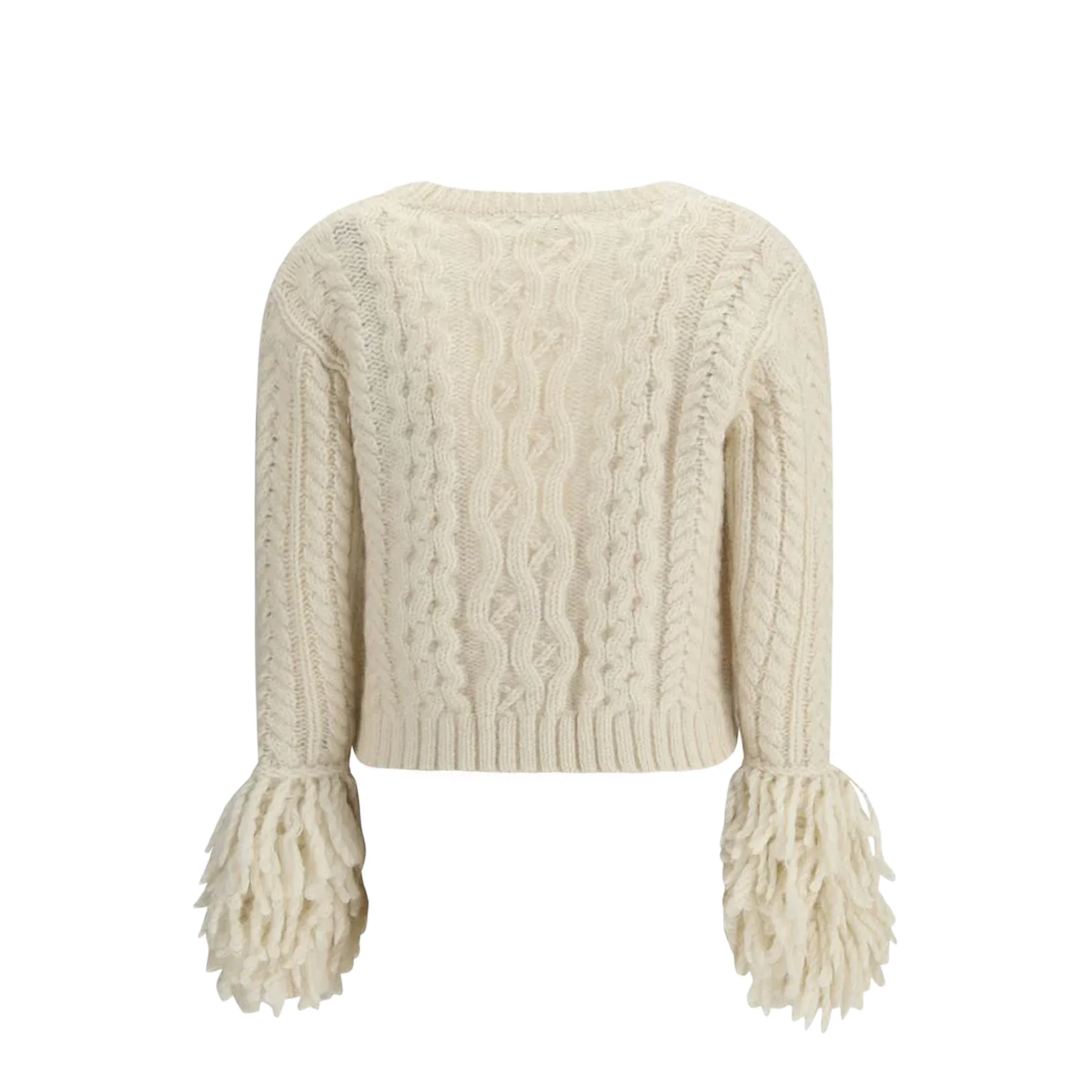 Alpaca Blend V-Neck Cardigan - Image 2