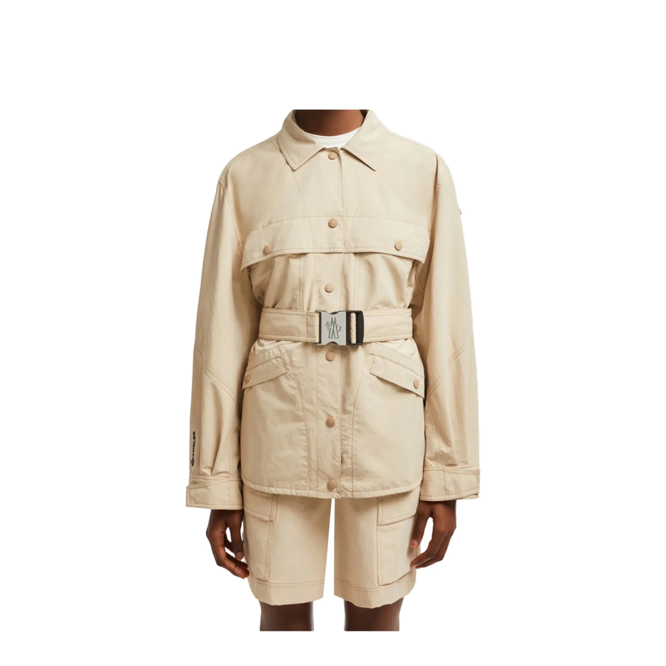 Beige Kaeng Belted Field Jacket - Image 2