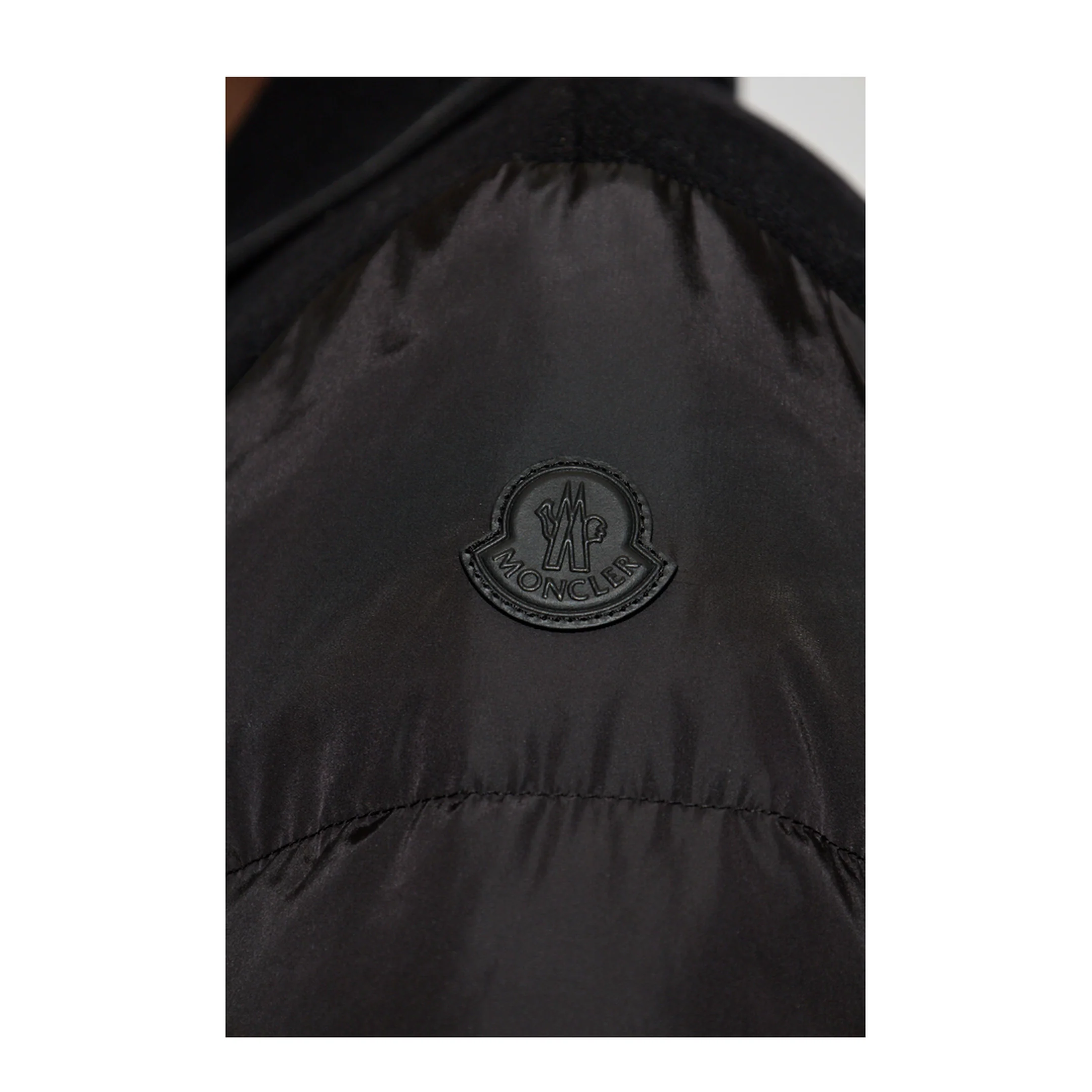 Black Chaillo Wool Down Coat - Image 5