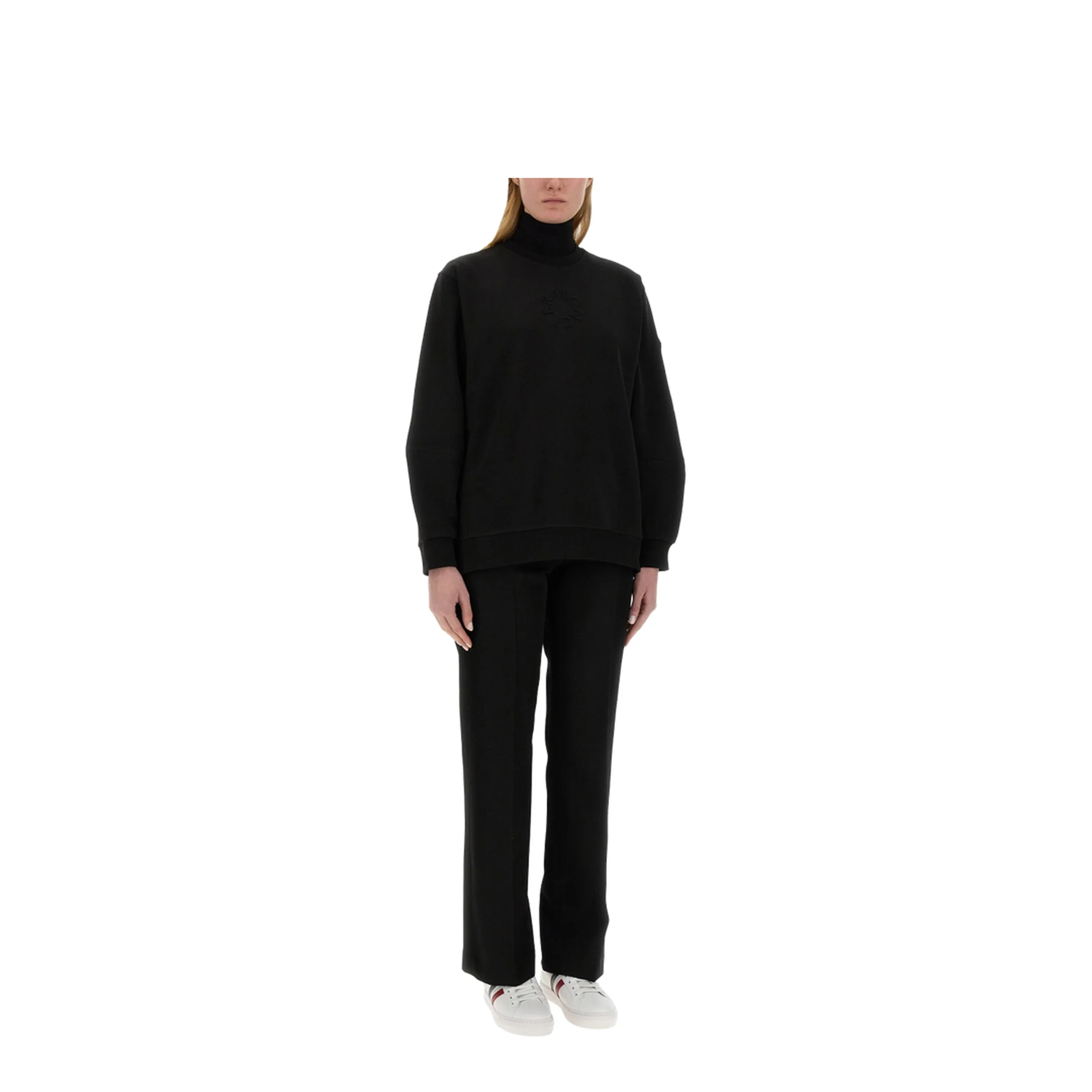 Black Cotton Oversize Sweatshirt - Image 3