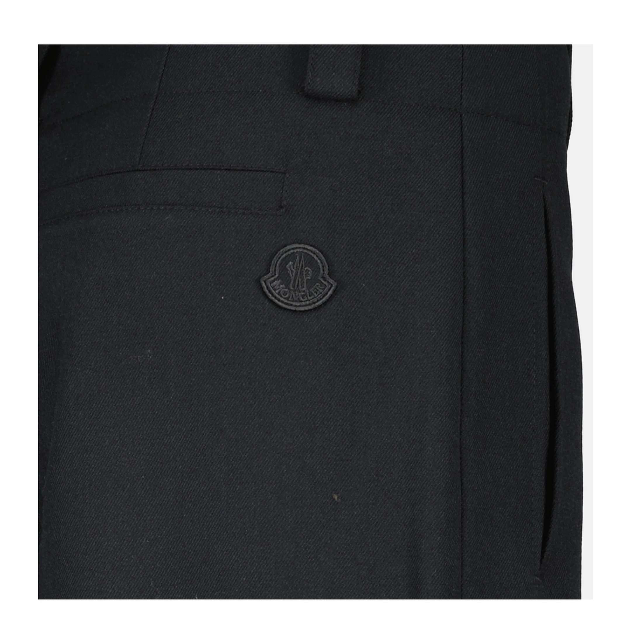Black Polyester Blend Palazzo Pant - Image 2