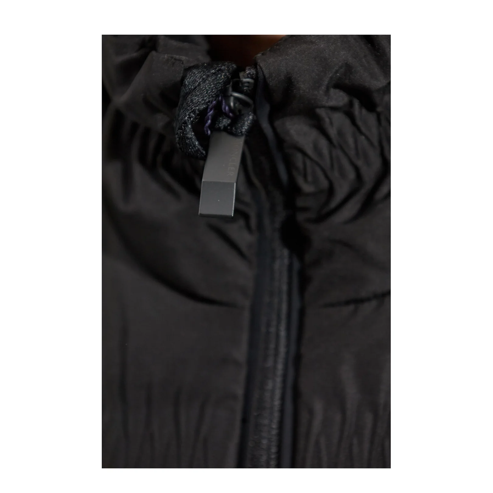 Black Ravignan Gather-Quilted Short Down Jacket - Image 5