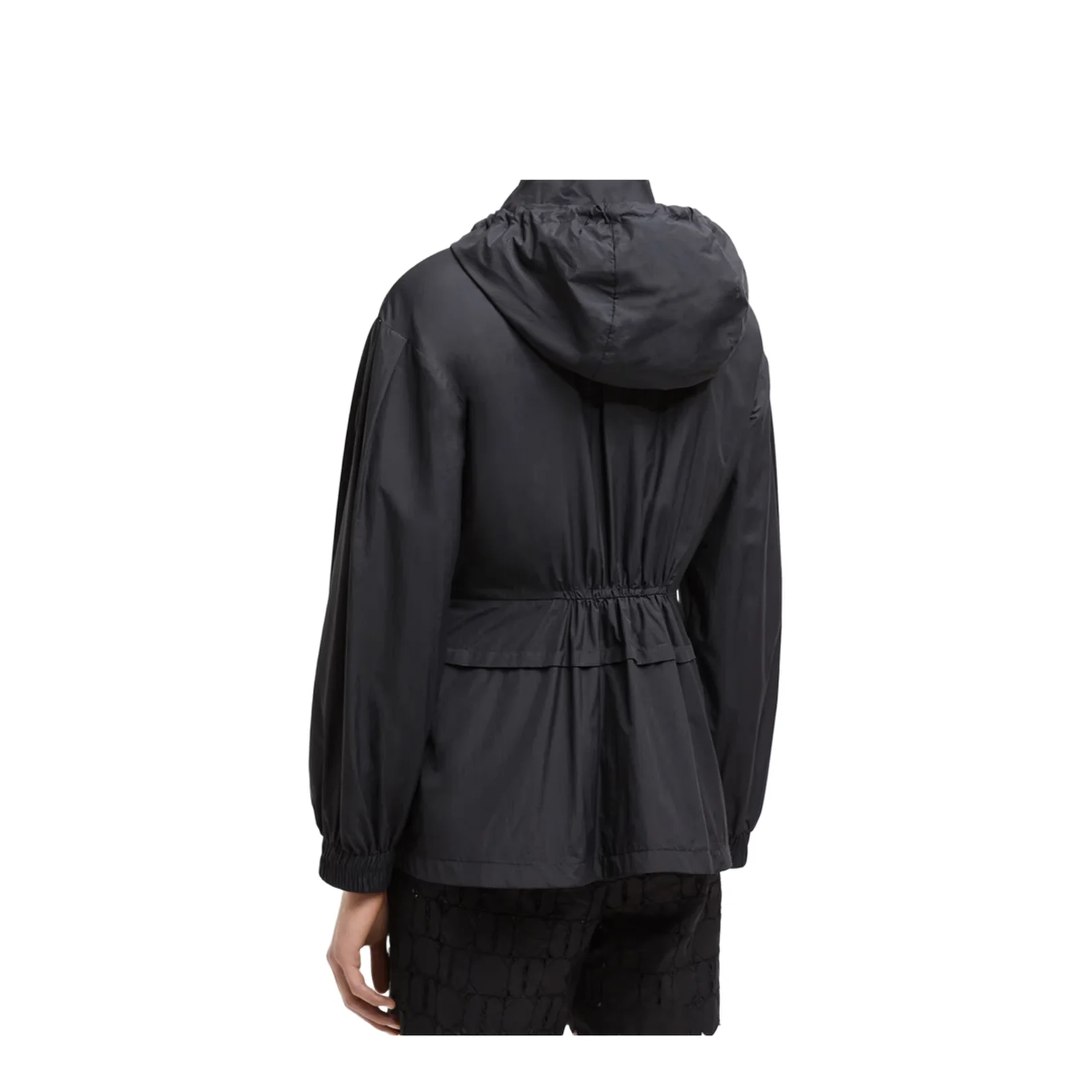 Black Vabre Hooded Parka Jacket - Image 3