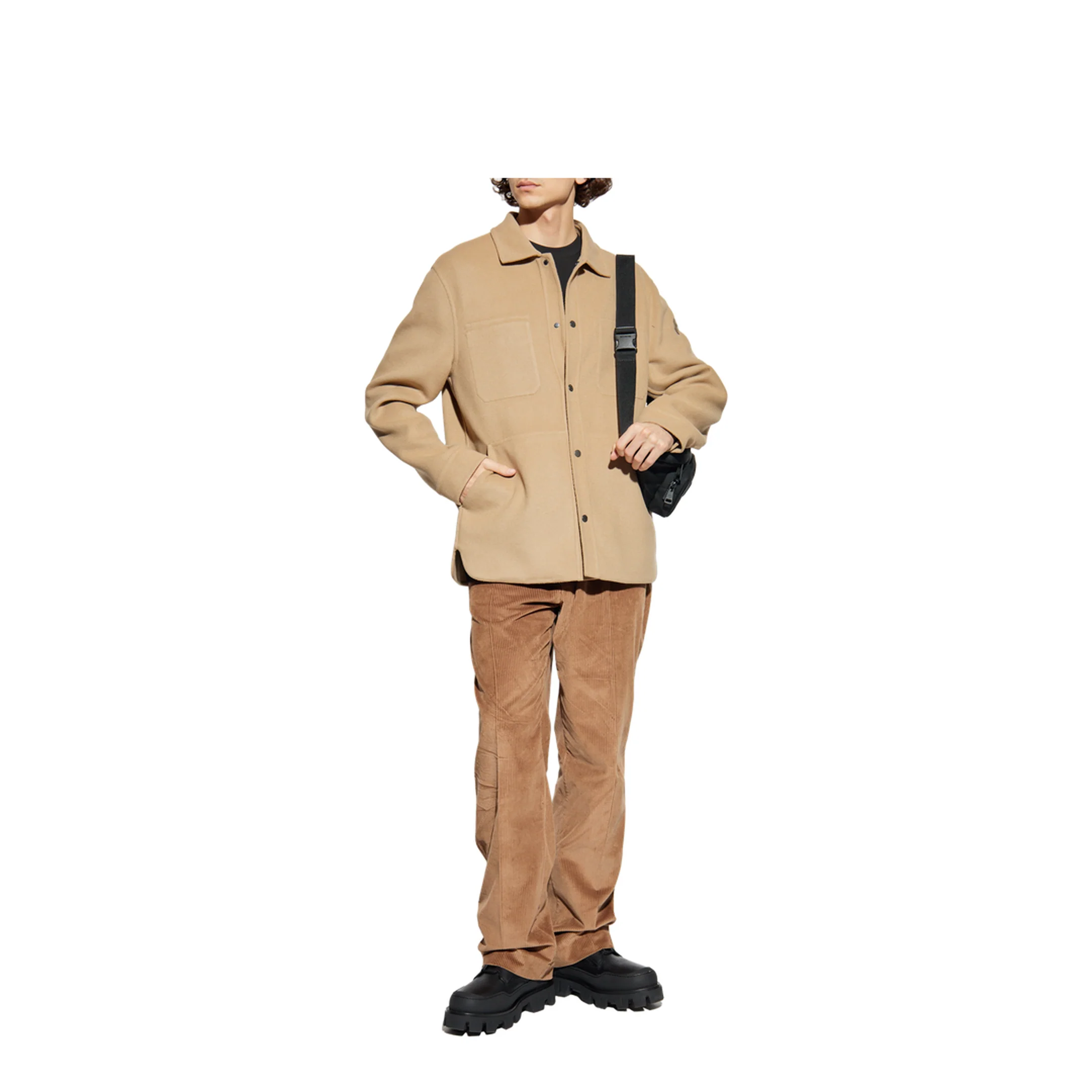 Brown Tagnit Reversible Wool Shirt Jacket - Image 2