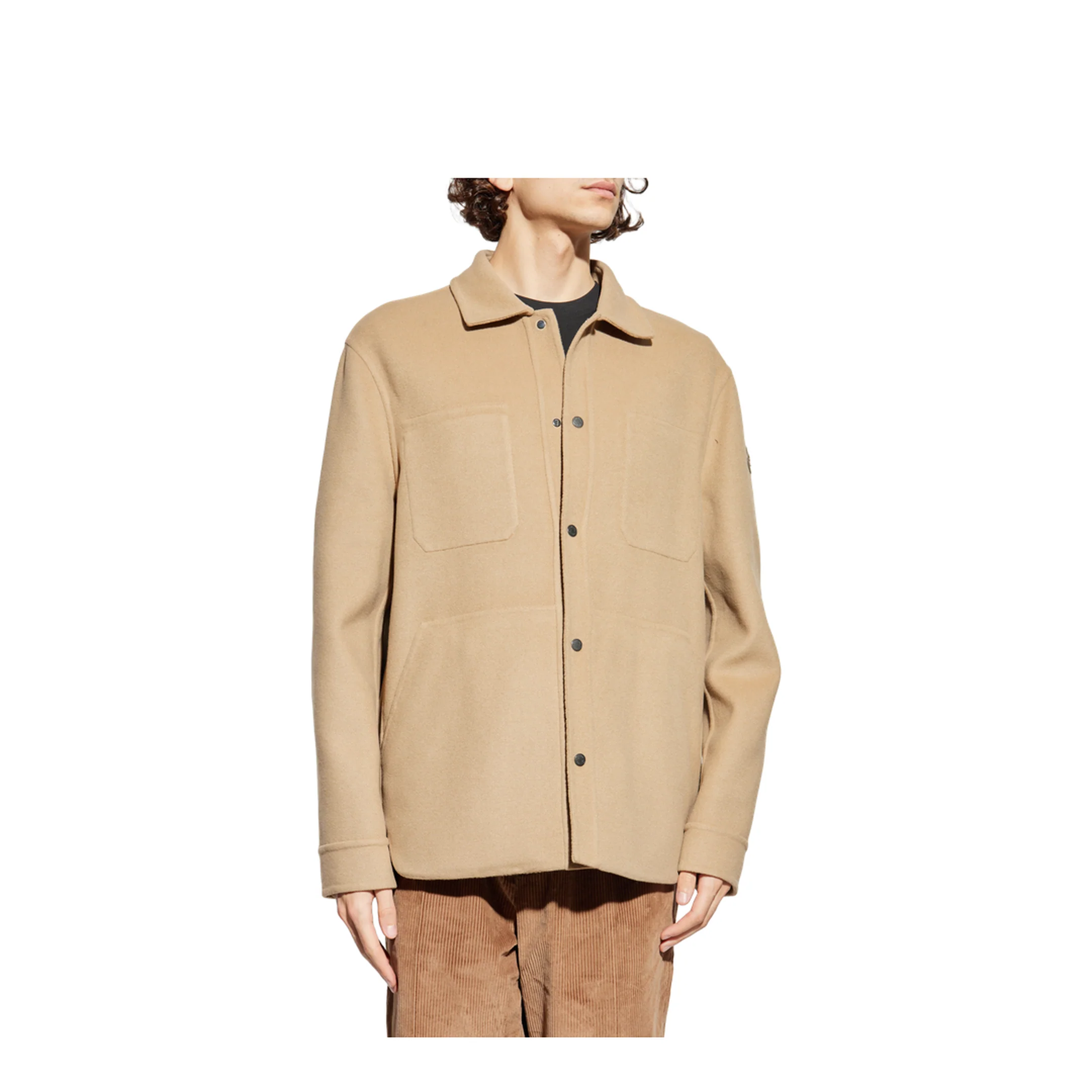 Brown Tagnit Reversible Wool Shirt Jacket - Image 3