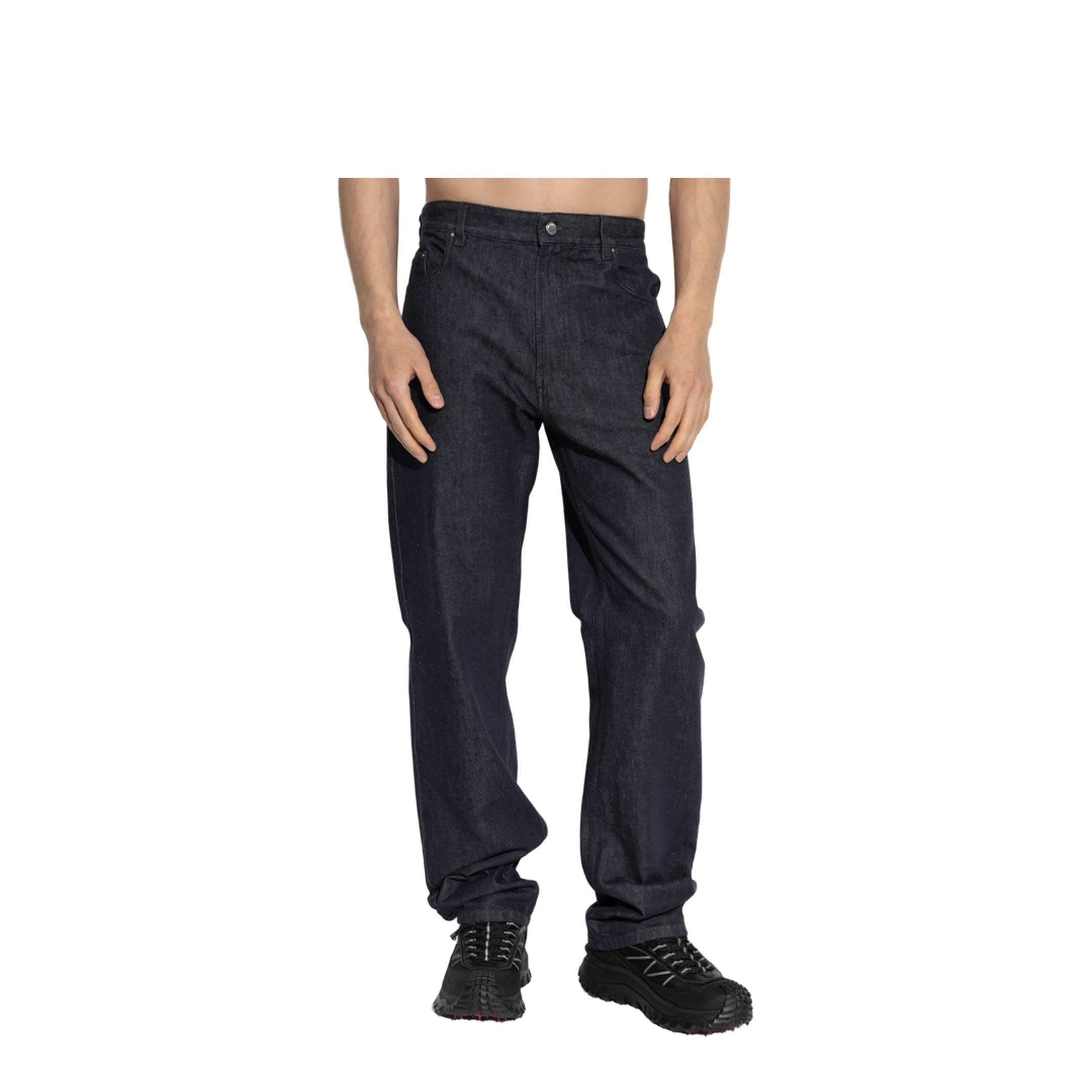 Casual Pants Denim Black - Image 2