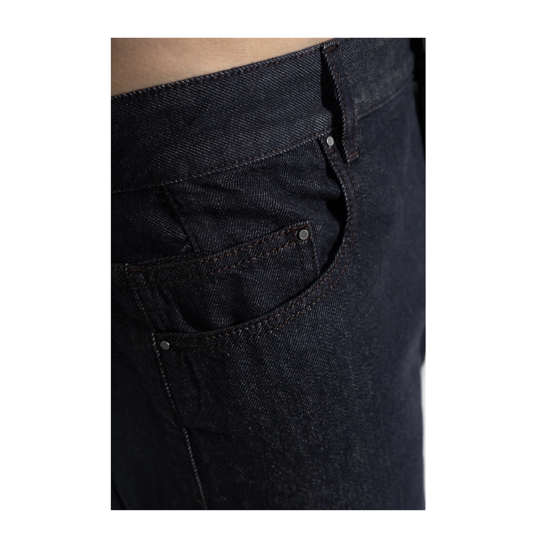 Casual Pants Denim Black - Image 4