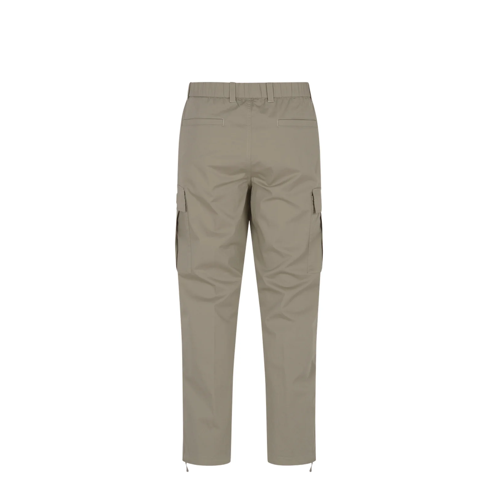 Cotton Gabardine Cargo Trousers - Image 2