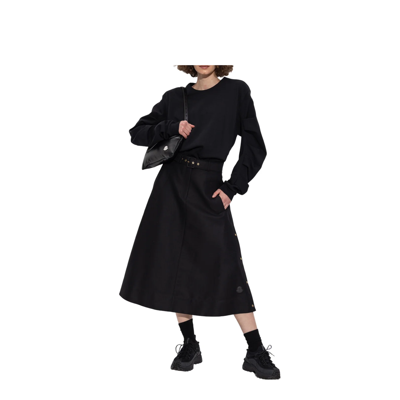 Cotton Sweatshirt Black - Image 2