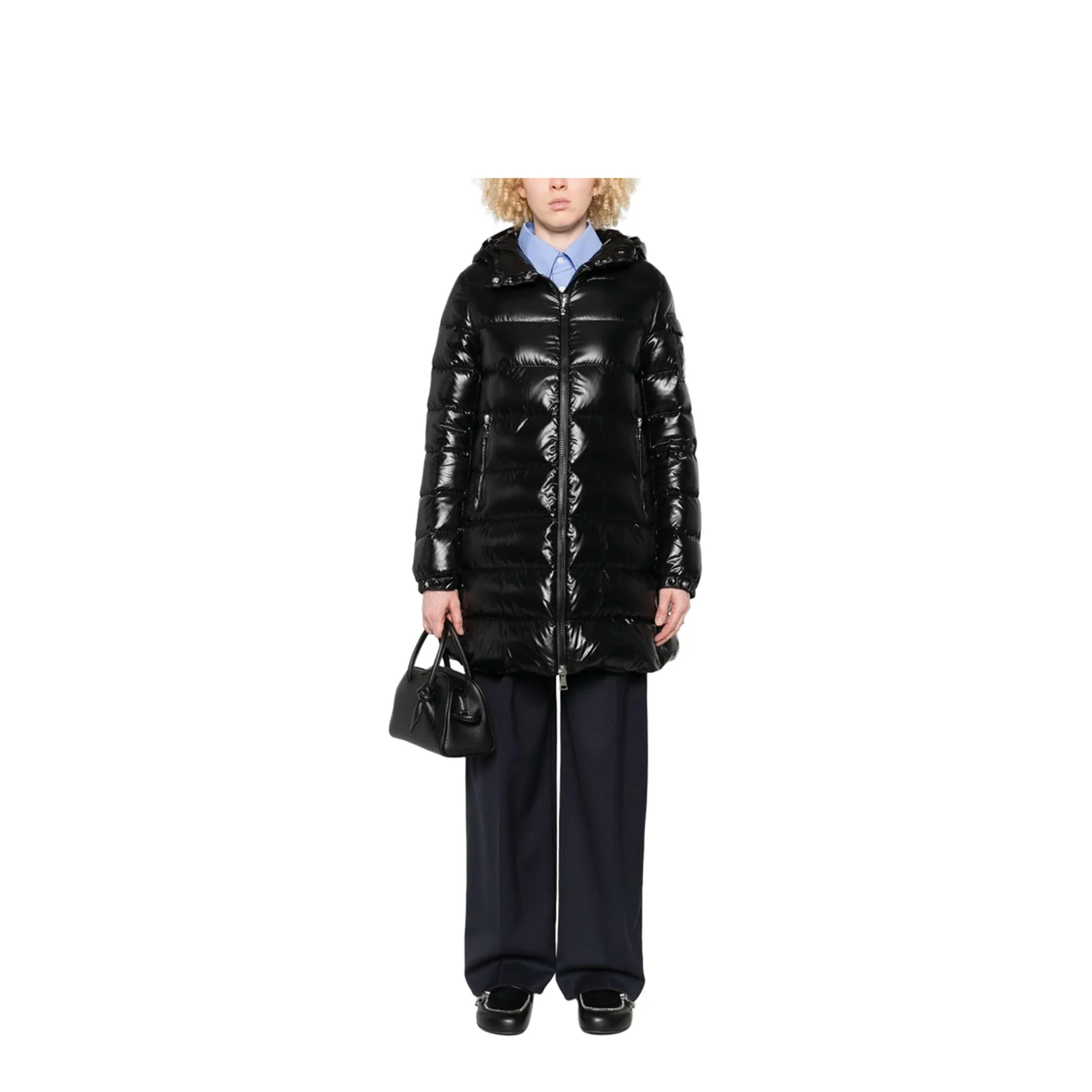 Courcelles Hooded Mid-Length Down Jacket - Image 2
