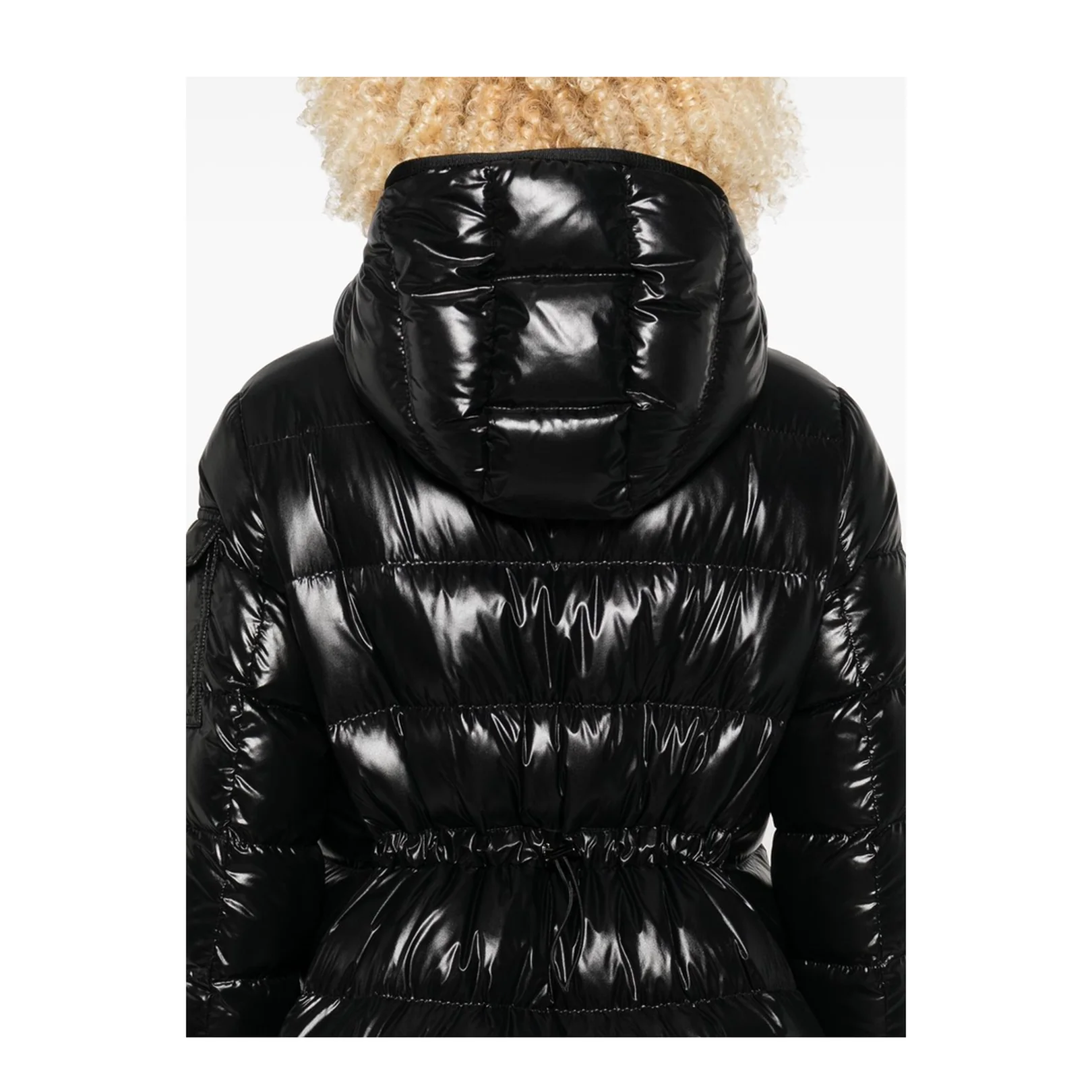 Courcelles Hooded Mid-Length Down Jacket - Image 4