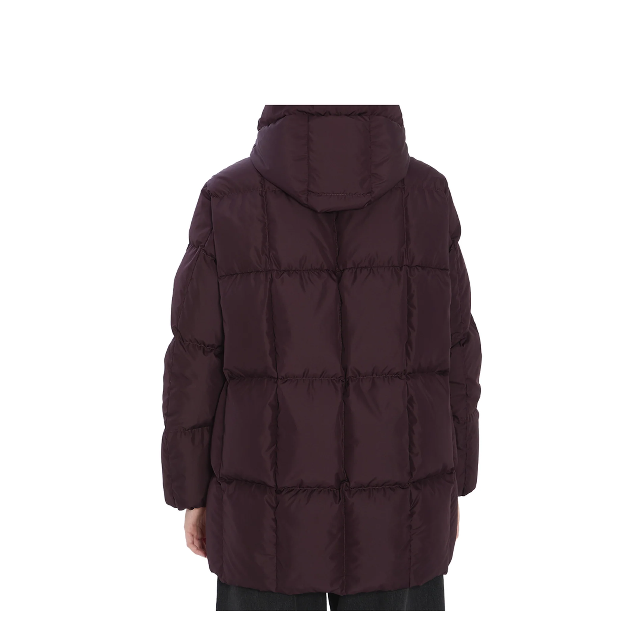 Darbon Puffer Jacket Burgundy - Image 4