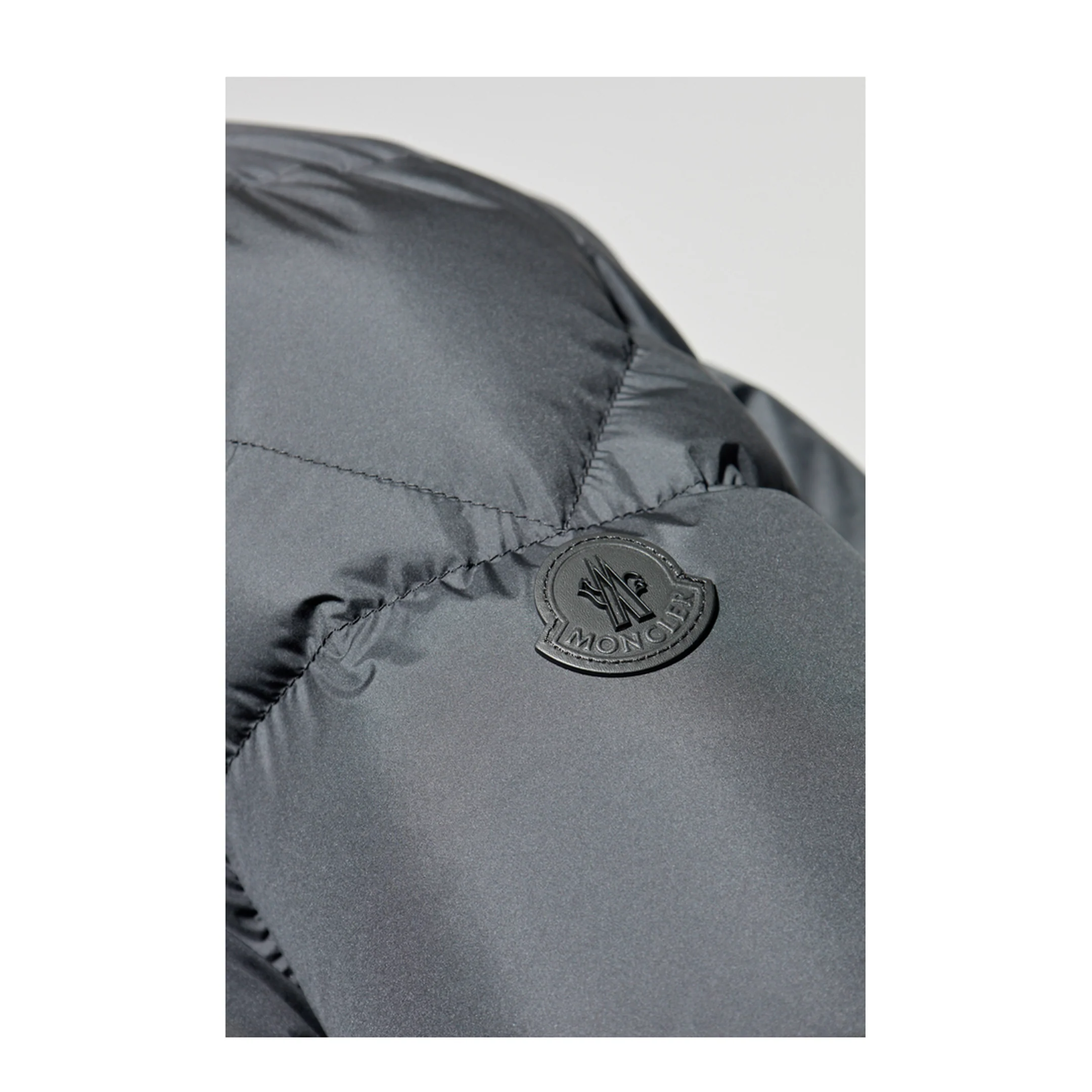 Black Pres Down Shirt Jacket - Image 5