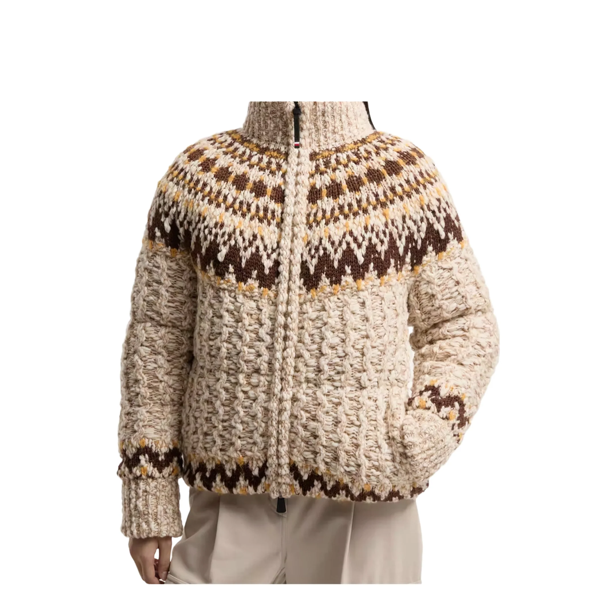 Girose Cardigan Zip Wool Blend - Image 2