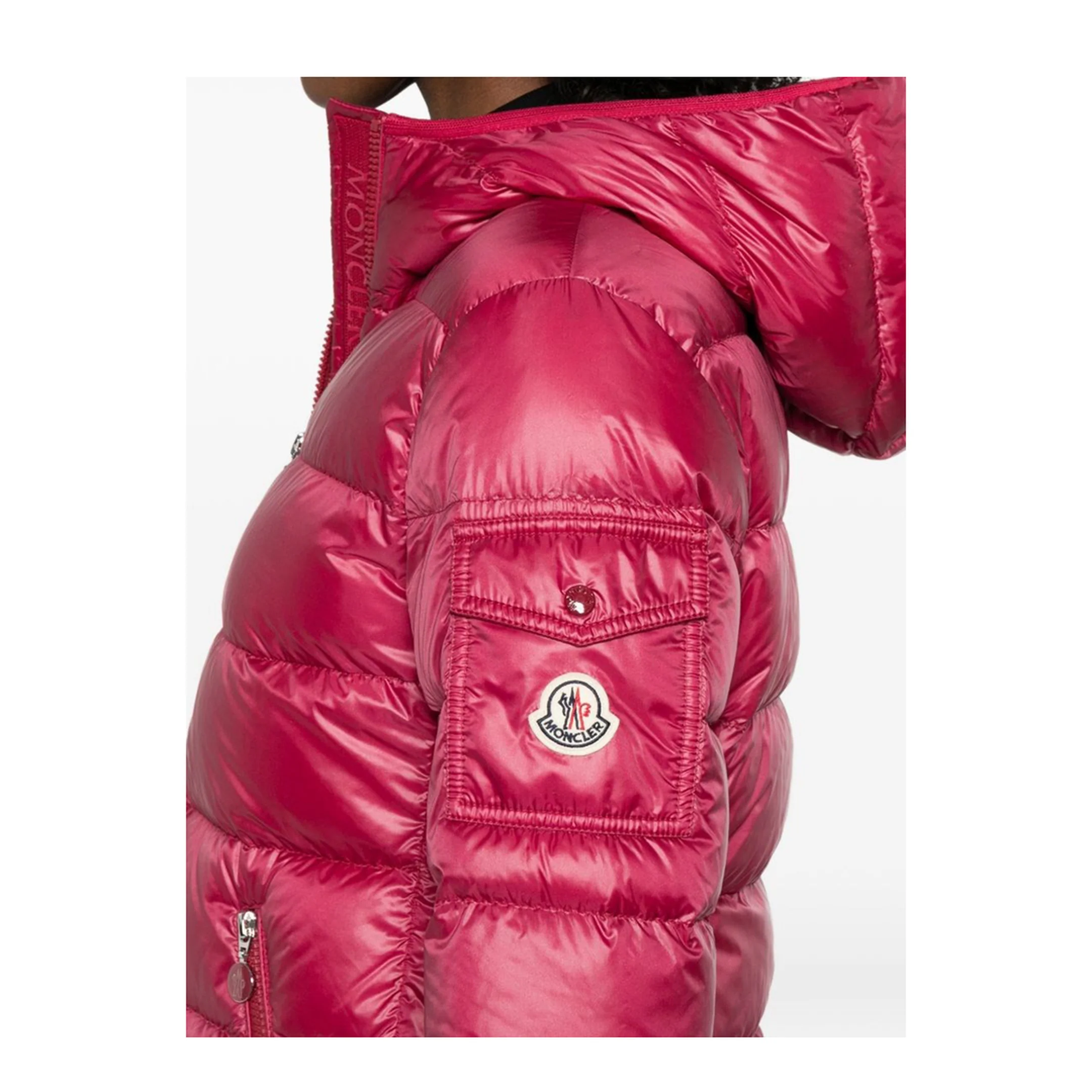 Glesse Hooded Short Down Jacket - Image 3