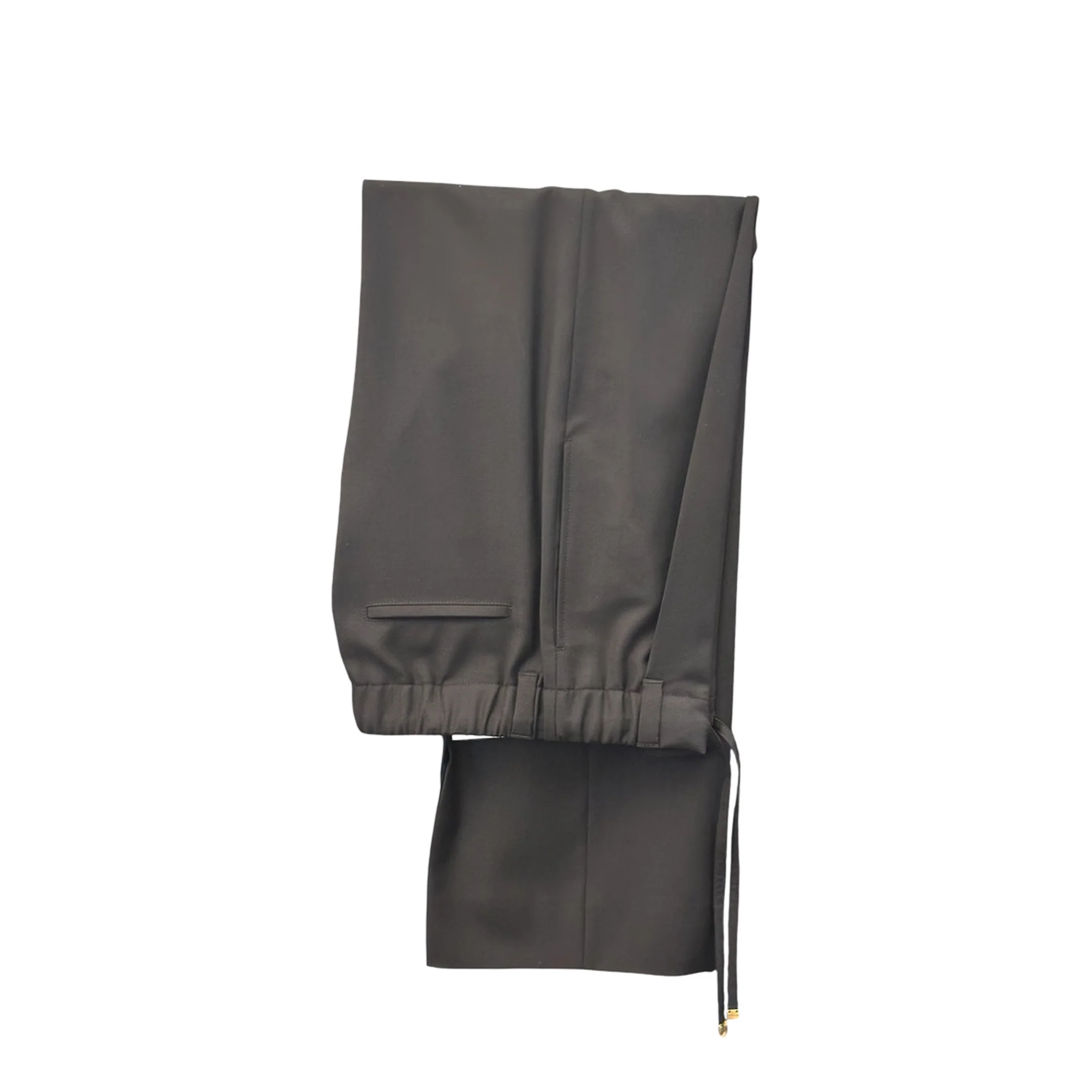High-waisted Pants with Elastic Waistband - Image 2