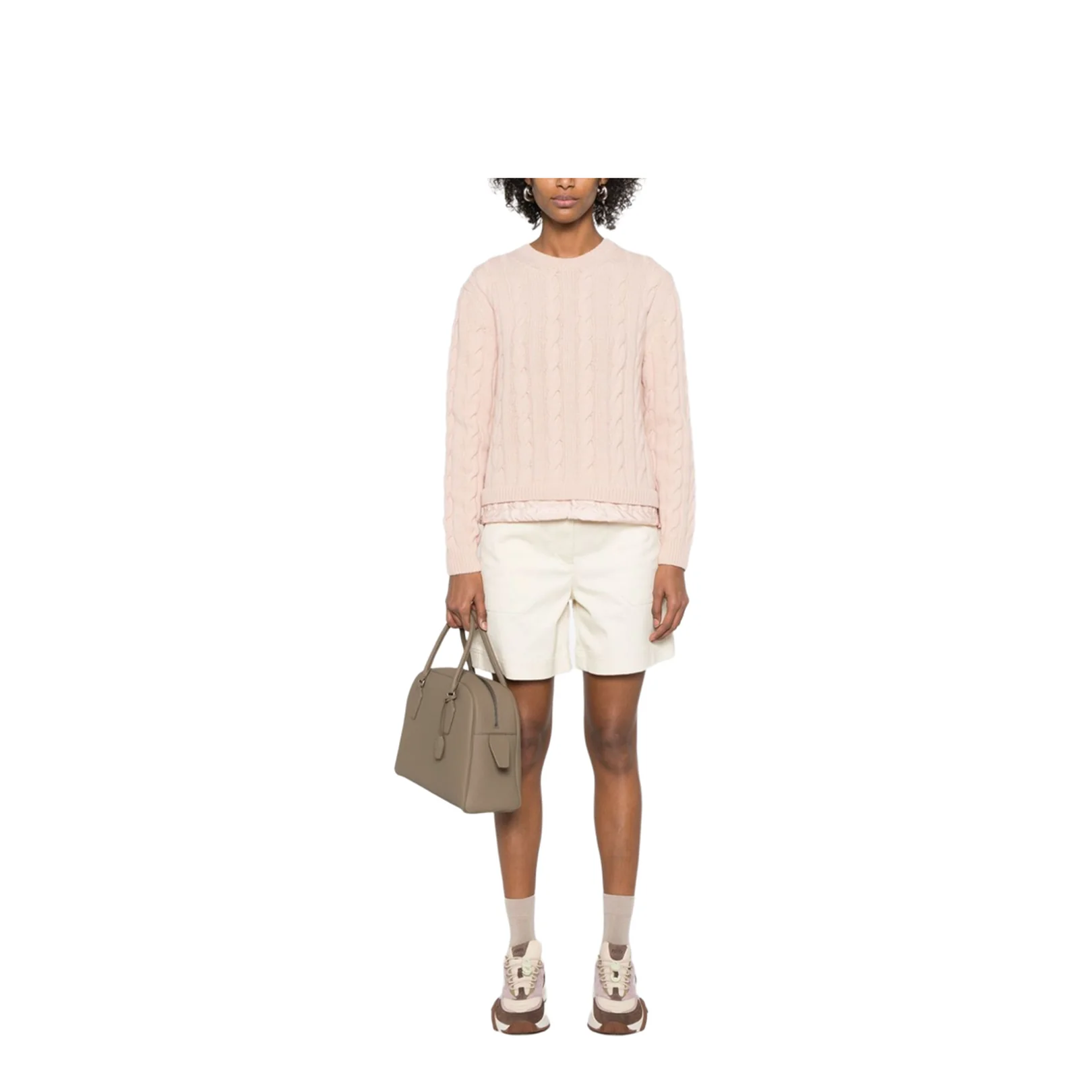 Ivory Stretch Cotton Bermuda Shorts - Image 5