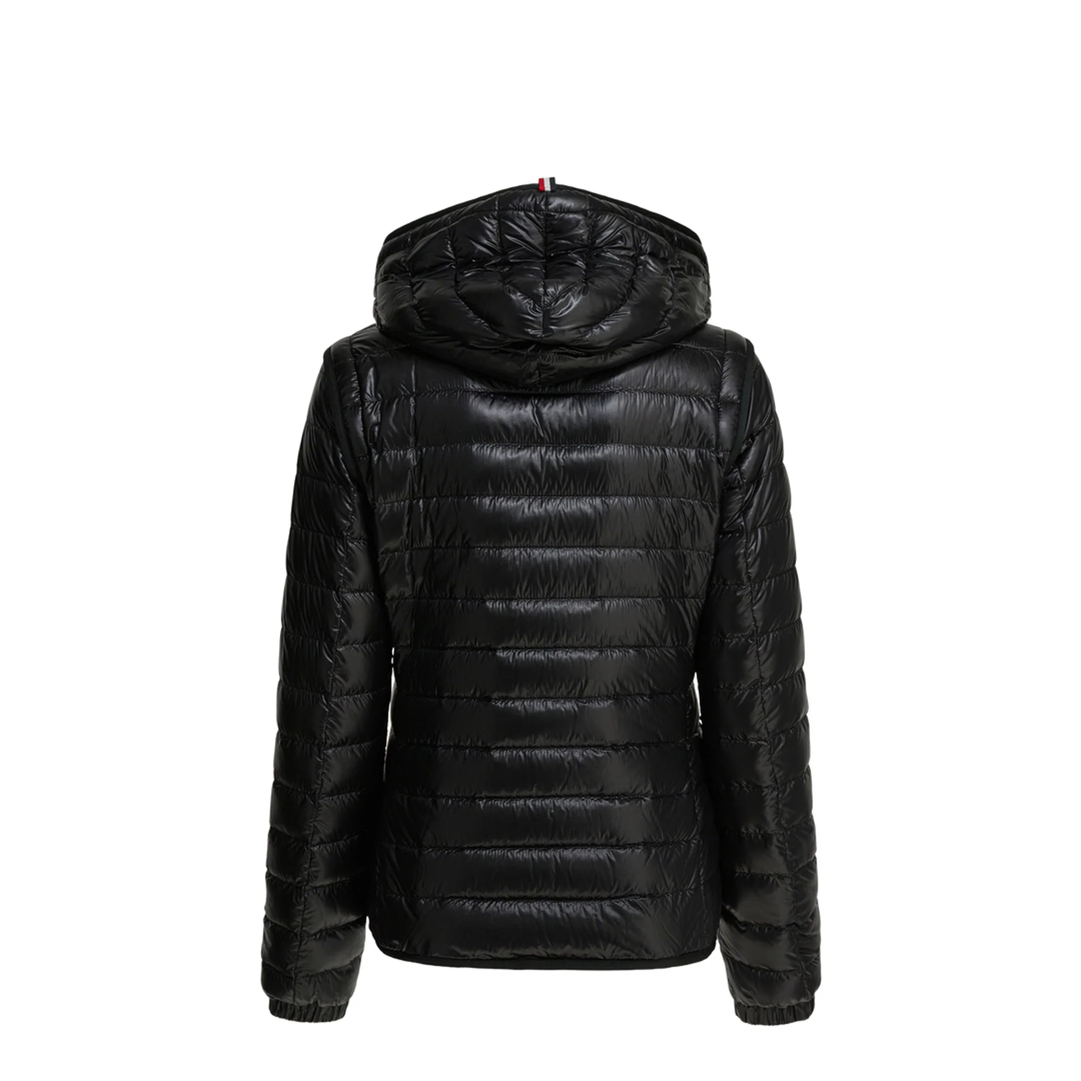 Karura Quilted Puffer Down Jacket - Black - Image 2
