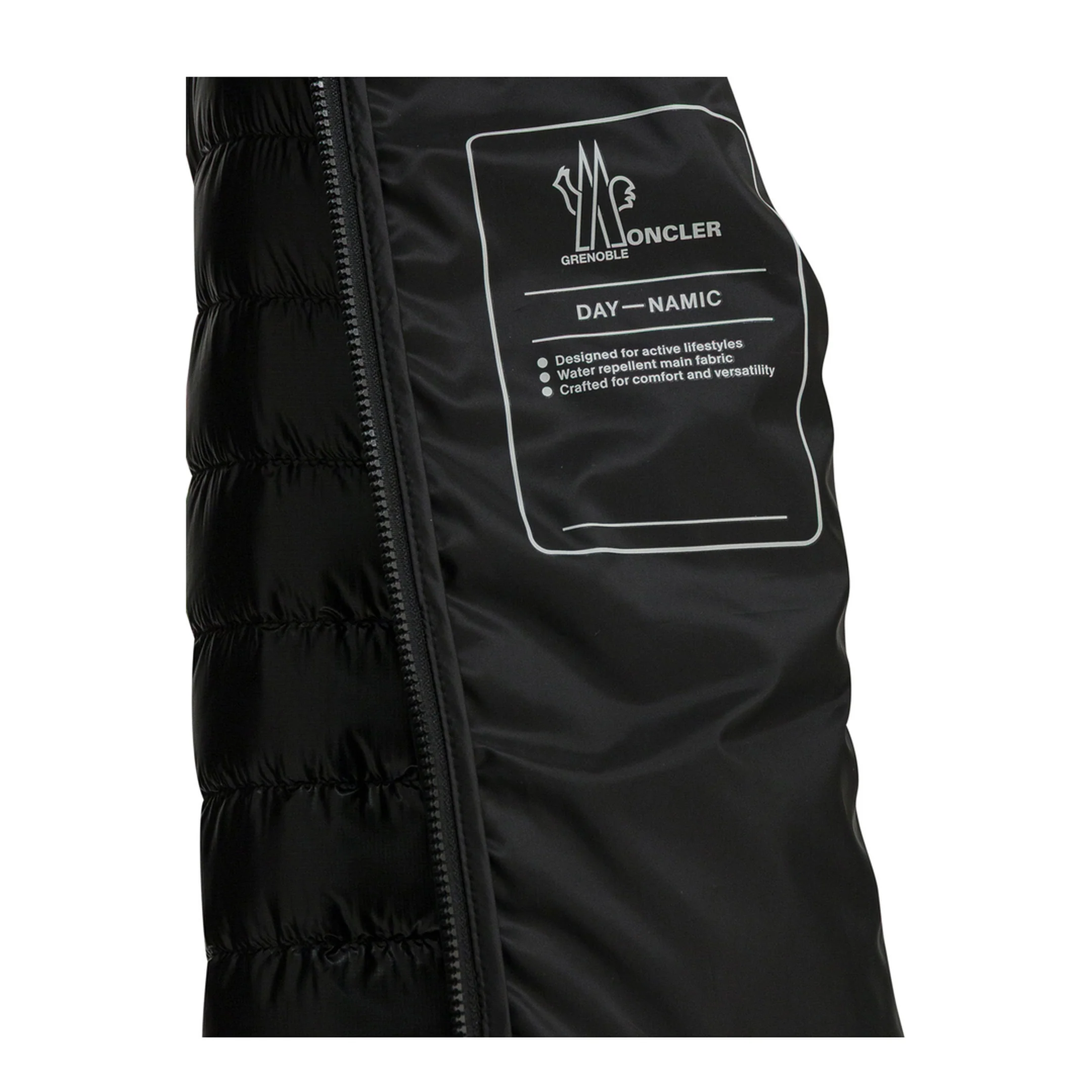 Karura Quilted Puffer Down Jacket - Black - Image 4