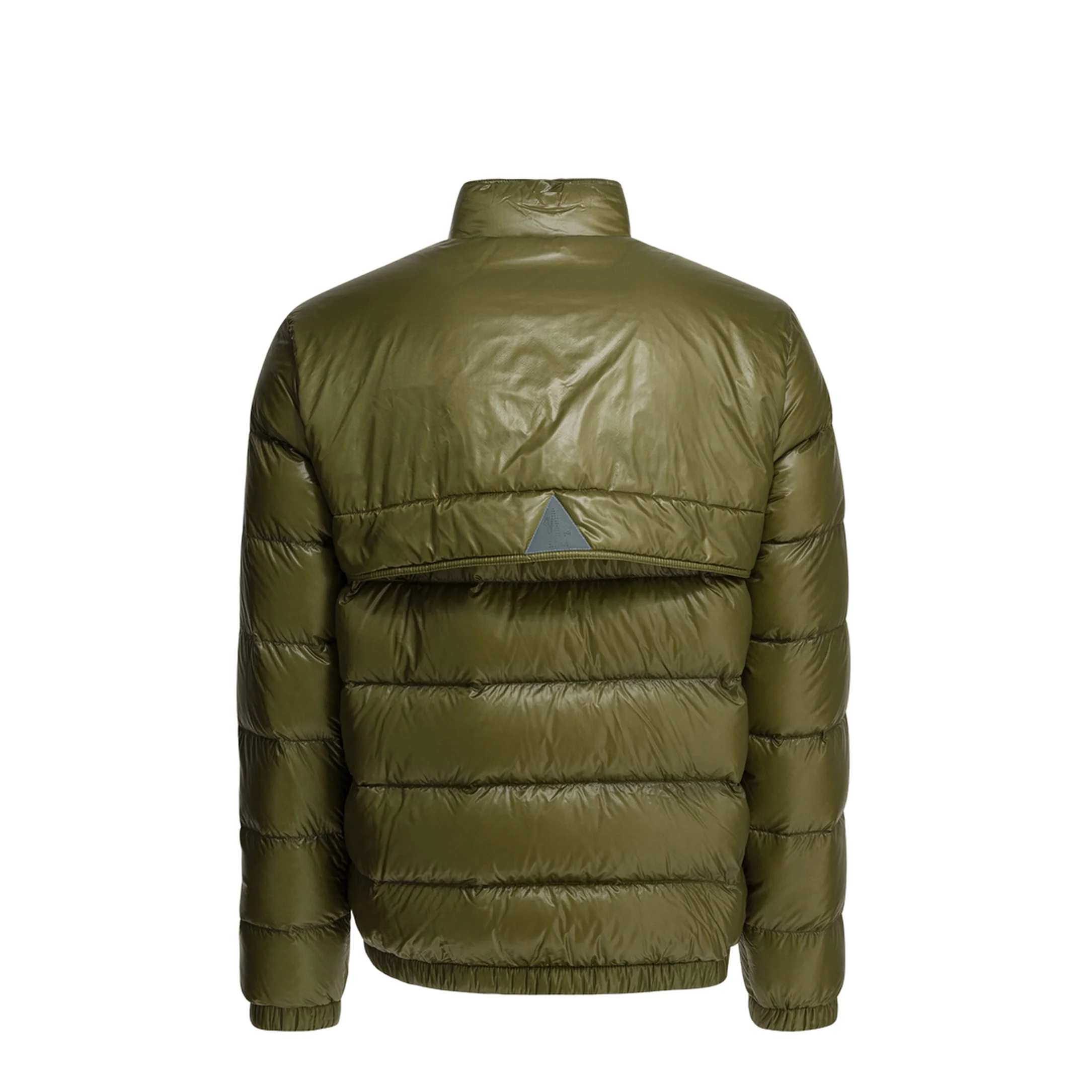 Orres Packable Short Down Jacket - Olive Green - Image 2