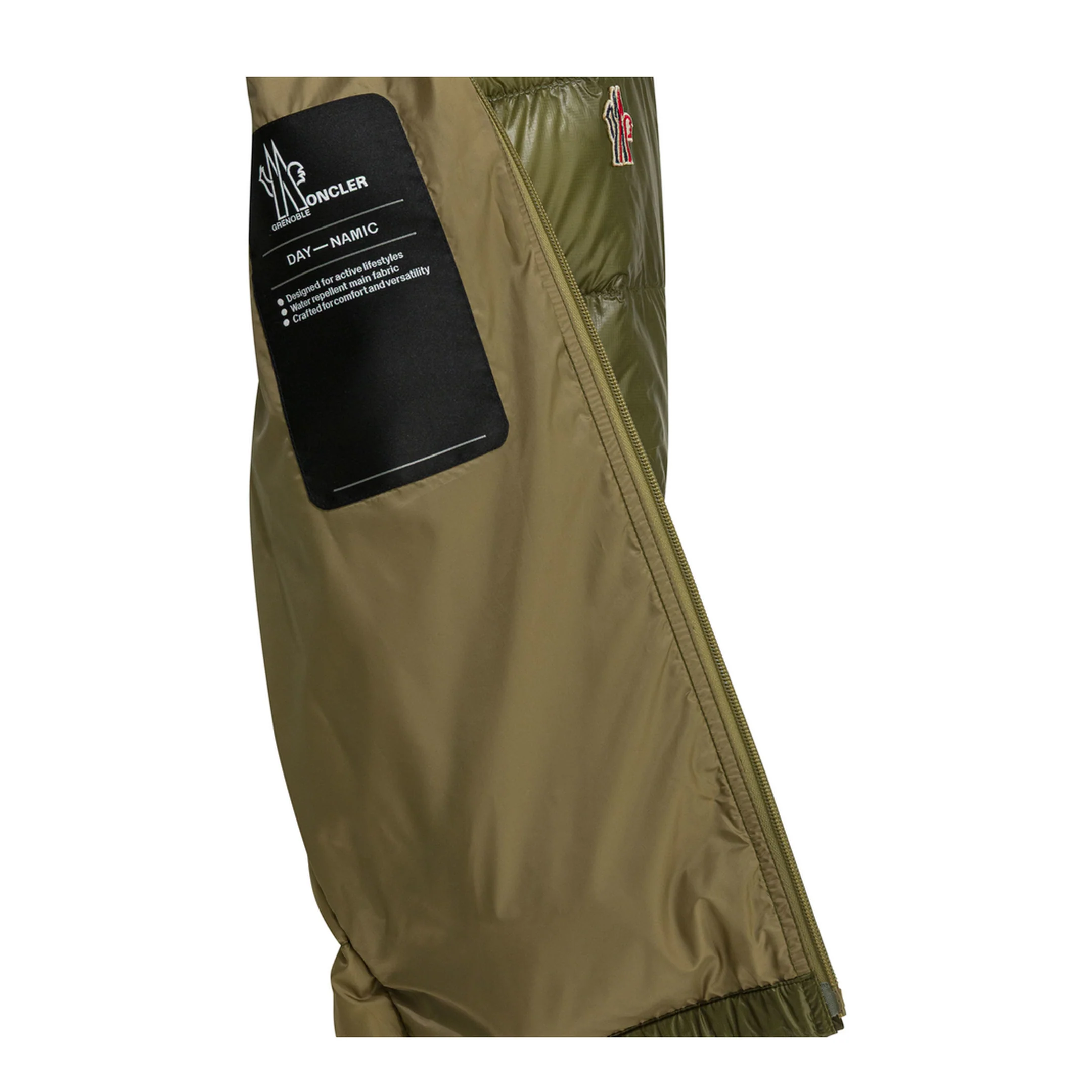 Orres Packable Short Down Jacket - Olive Green - Image 4