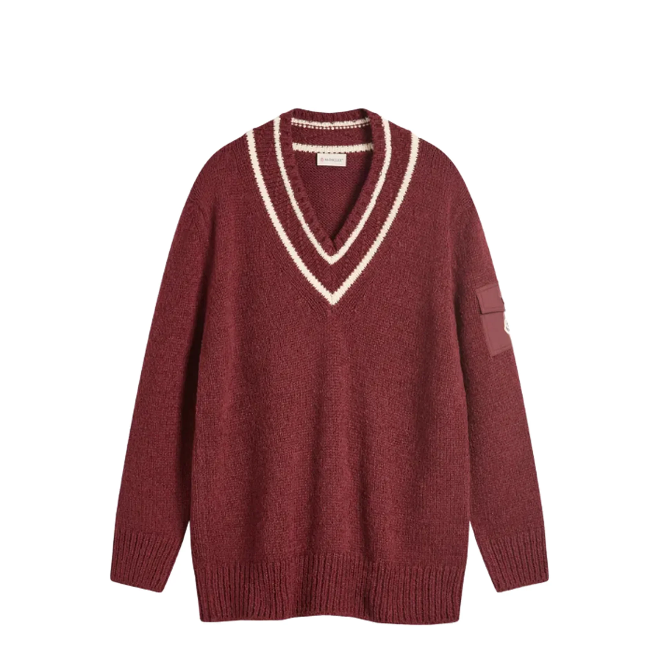 Jersey V-Neck Sweater - Image 2