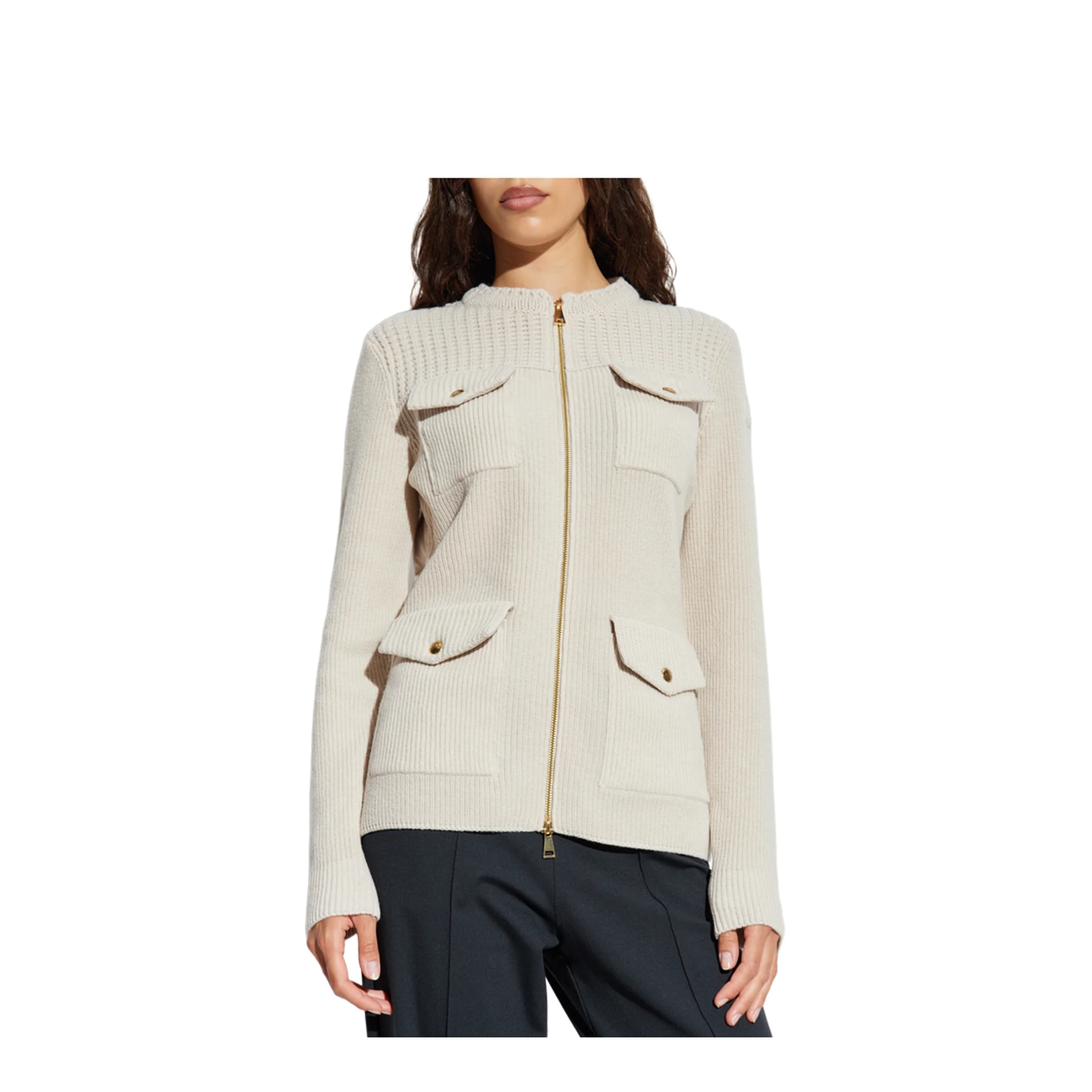 Knitted Sweater Beige - Image 3