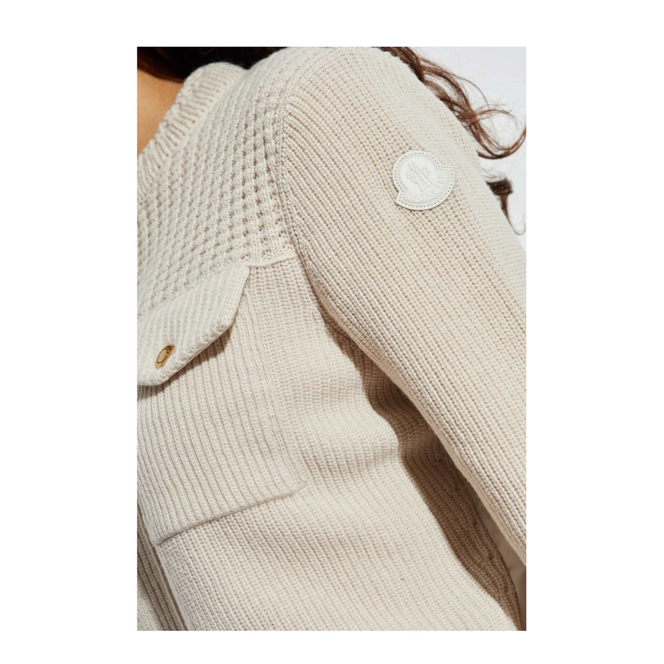 Knitted Sweater Beige - Image 5