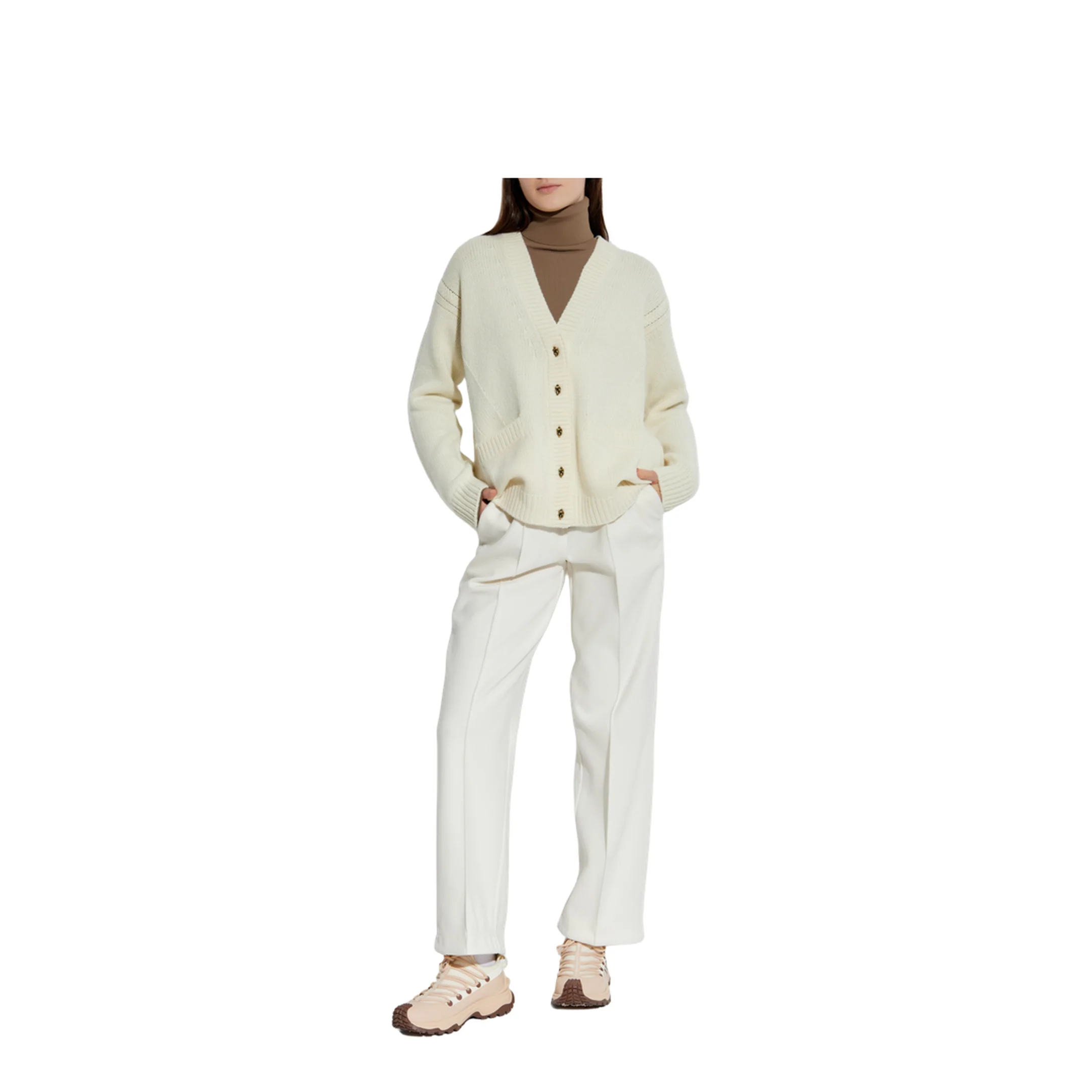 Knitted Sweater Cream - Image 2
