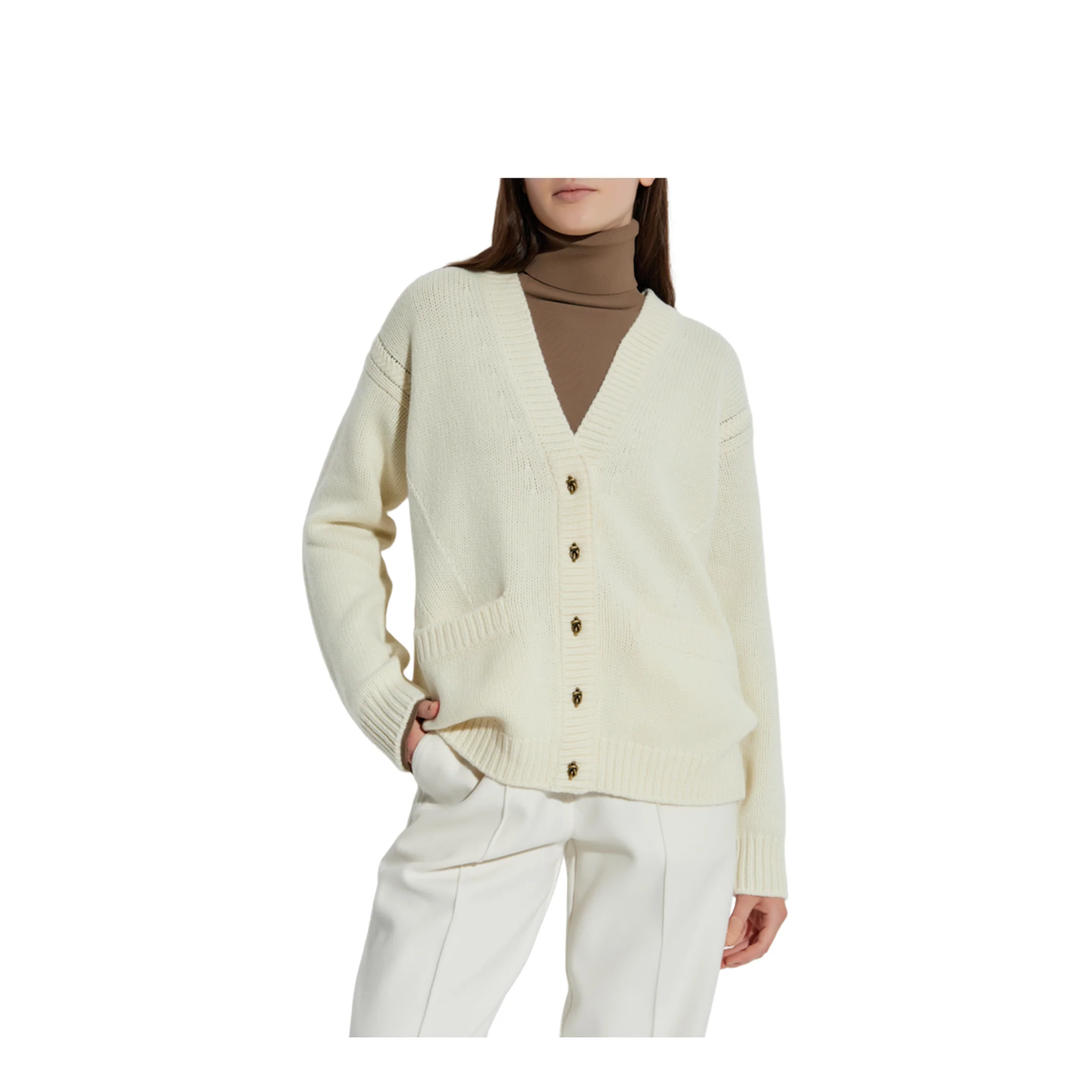 Knitted Sweater Cream - Image 3