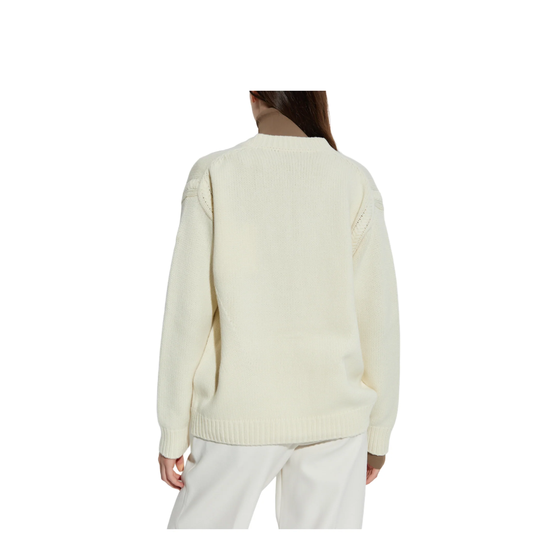 Knitted Sweater Cream - Image 4
