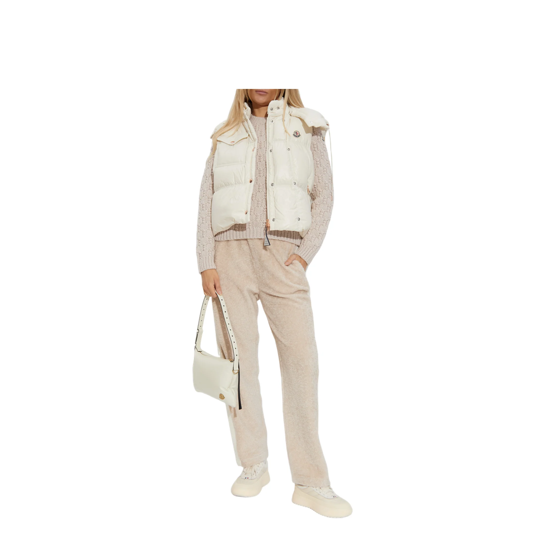 Knitted Sweater White - Image 2