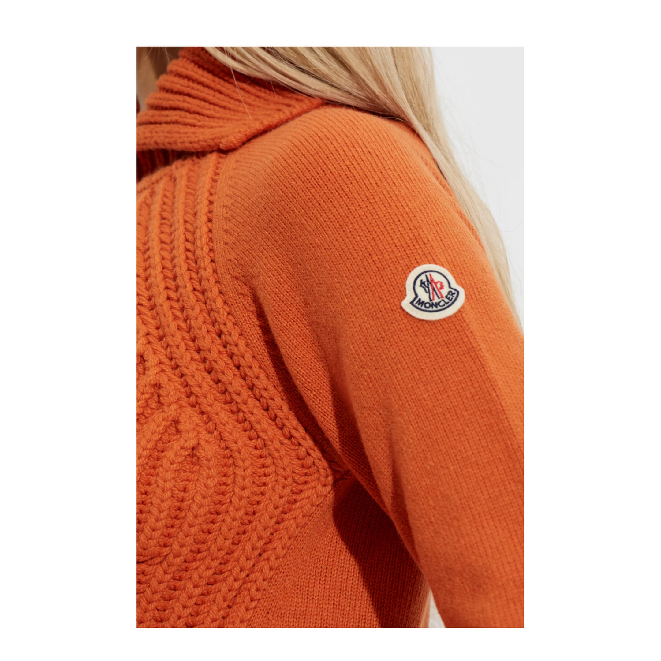 Knitted Sweater Orange - Image 5
