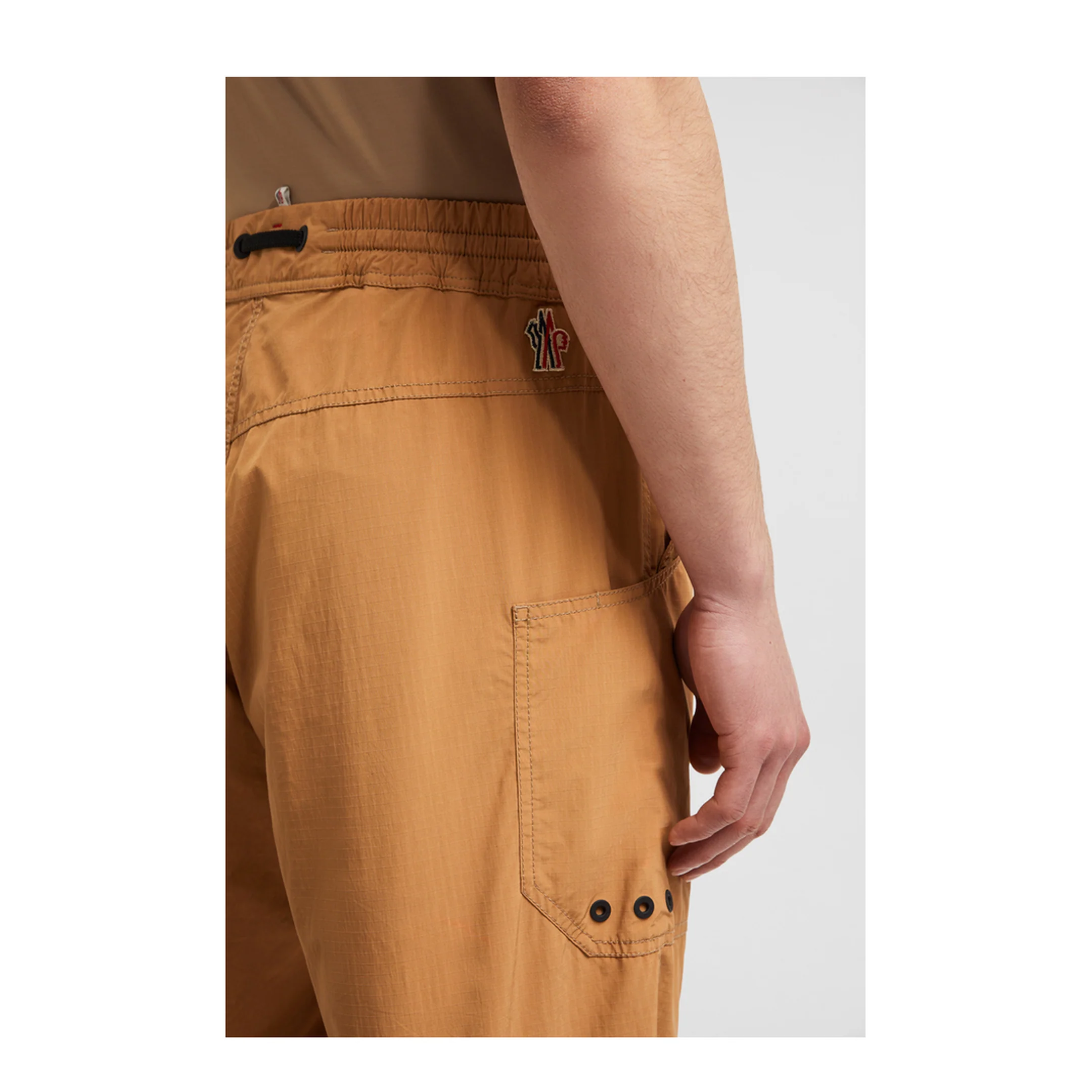 Light Brown Ripstop Jogging Trousers - Image 5
